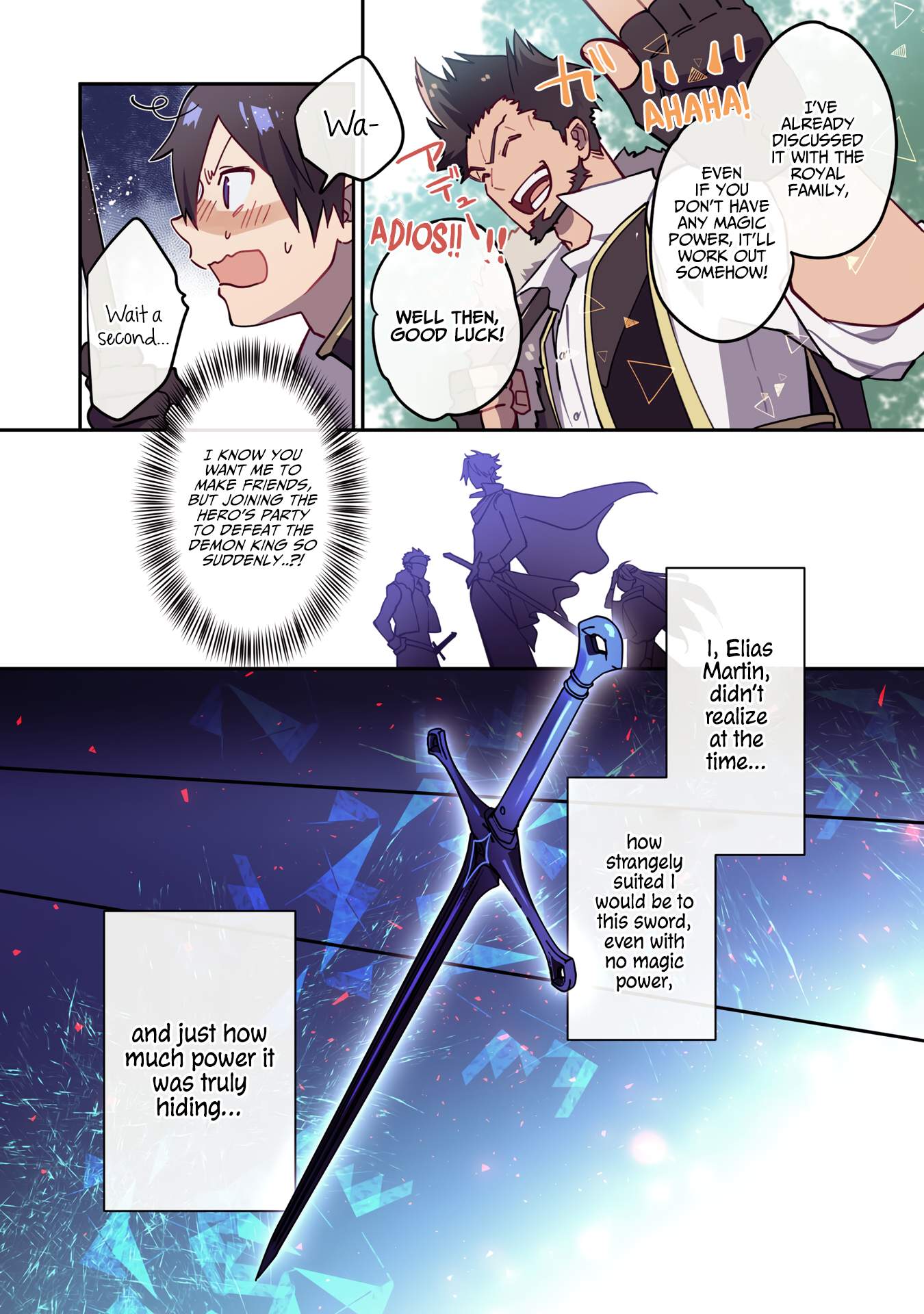 0 Magic, a High Spirit, and a Demonic Sword Chapter 1 - Page 3