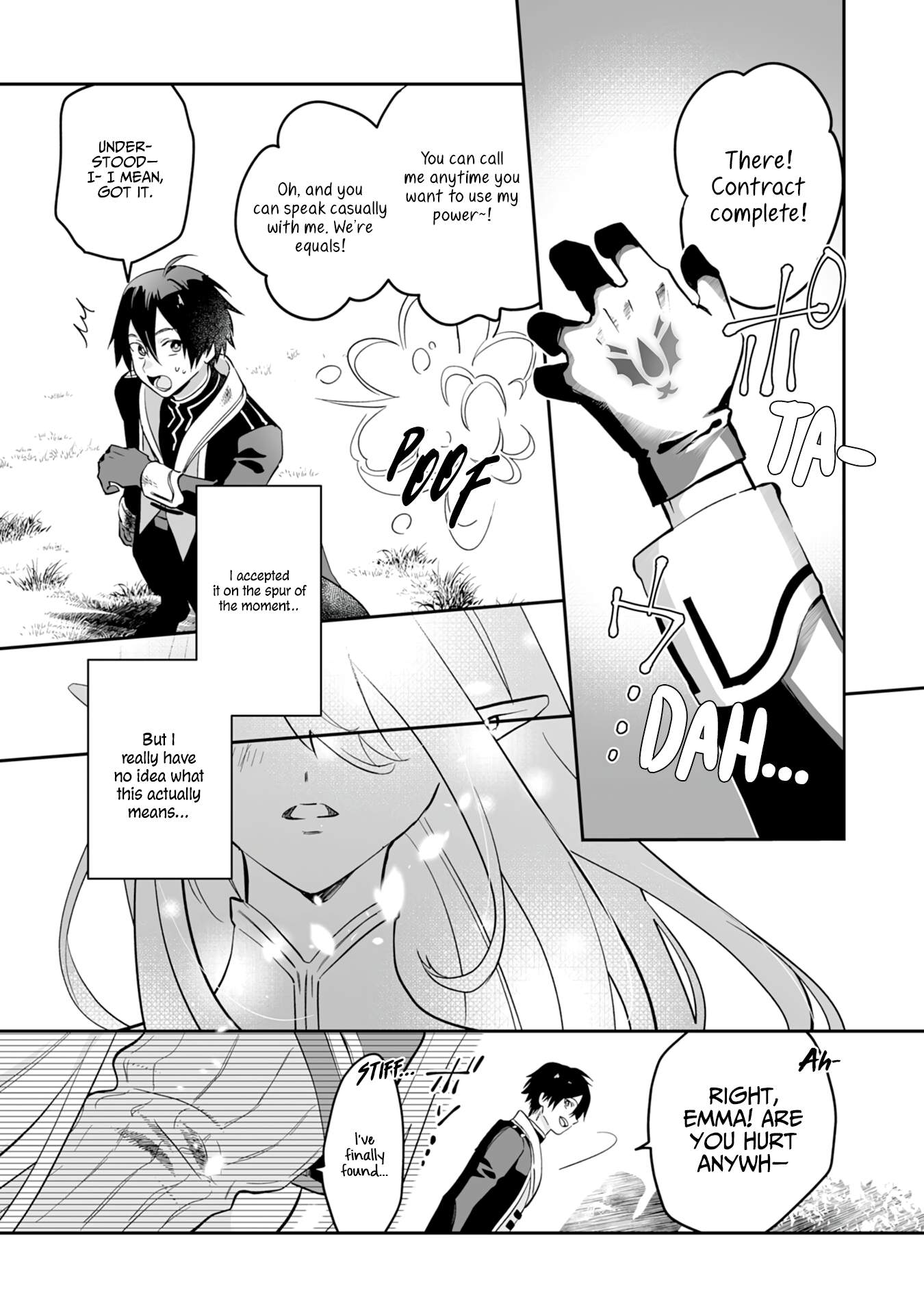 0 Magic, a High Spirit, and a Demonic Sword Chapter 1 - Page 35