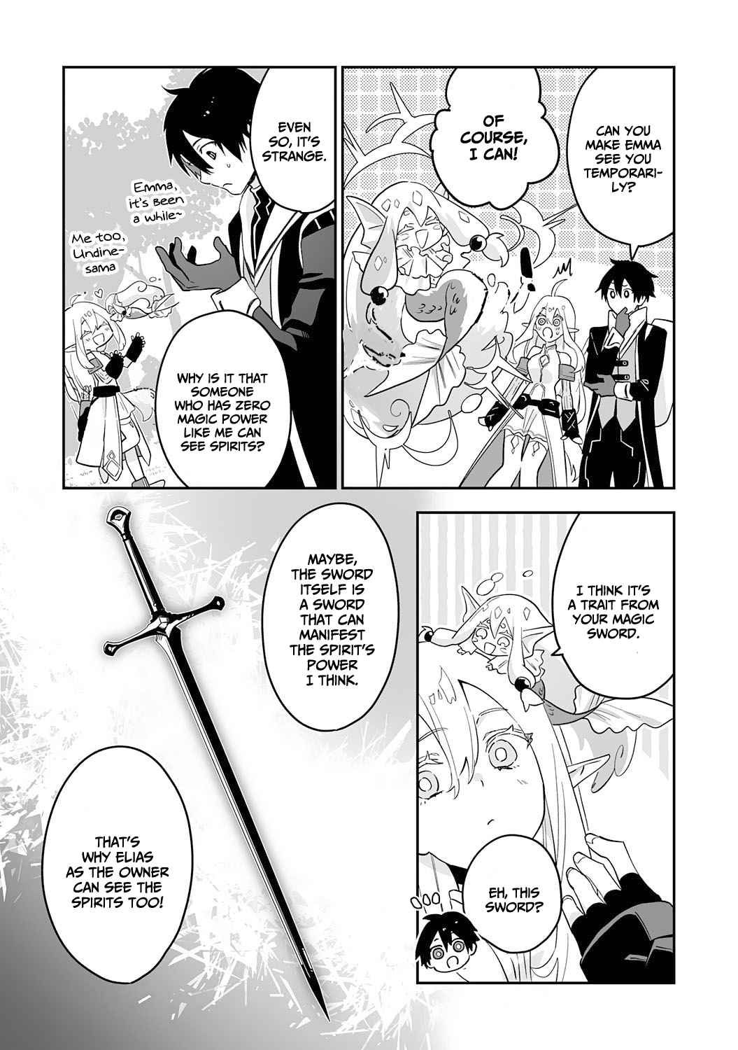 0 Magic, a High Spirit, and a Demonic Sword Chapter 2 - Page 23