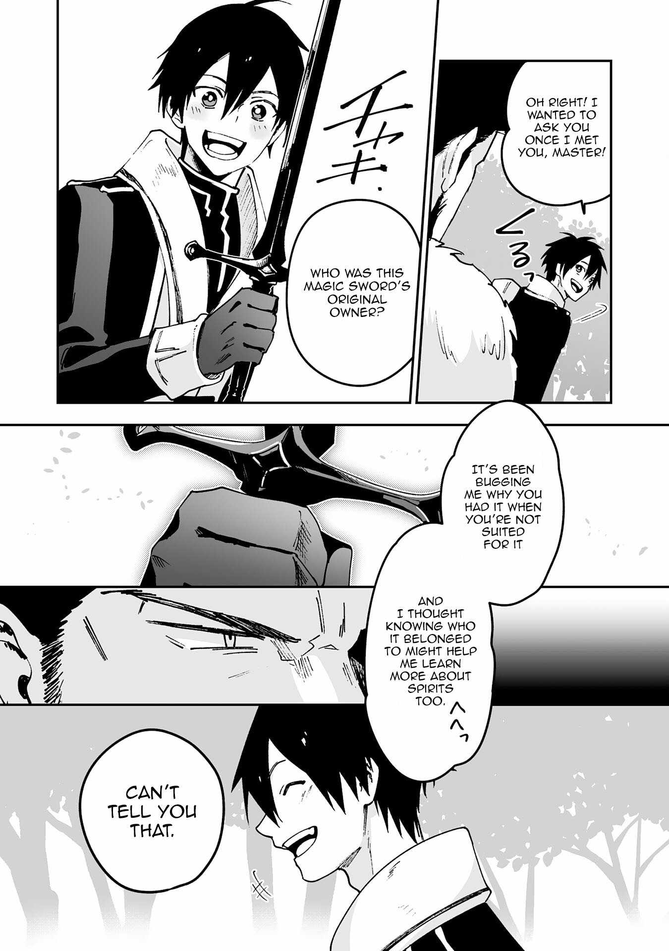 0 Magic, a High Spirit, and a Demonic Sword Chapter 5 - Page 30