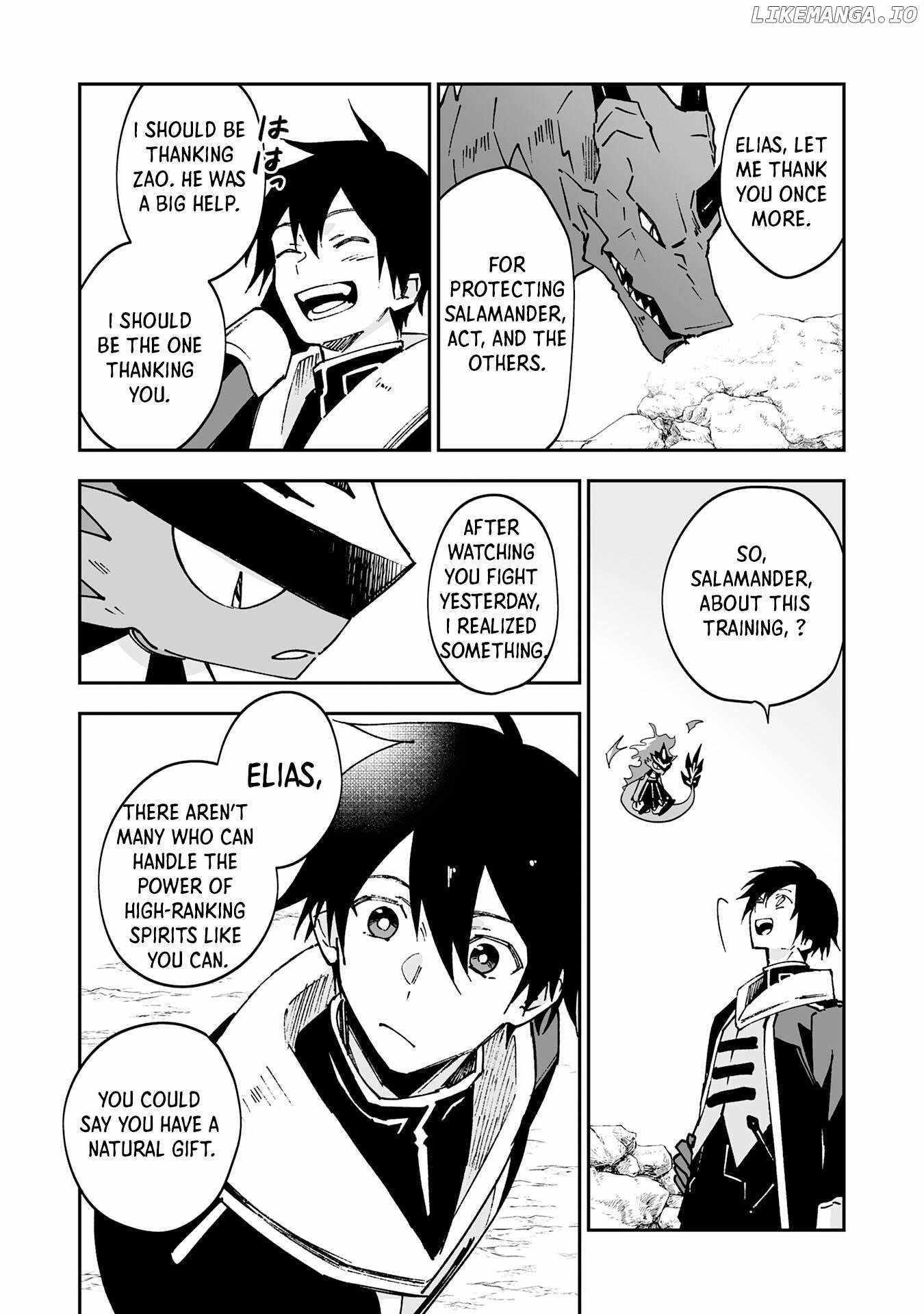0 Magic, a High Spirit, and a Demonic Sword Chapter 9 - Page 14