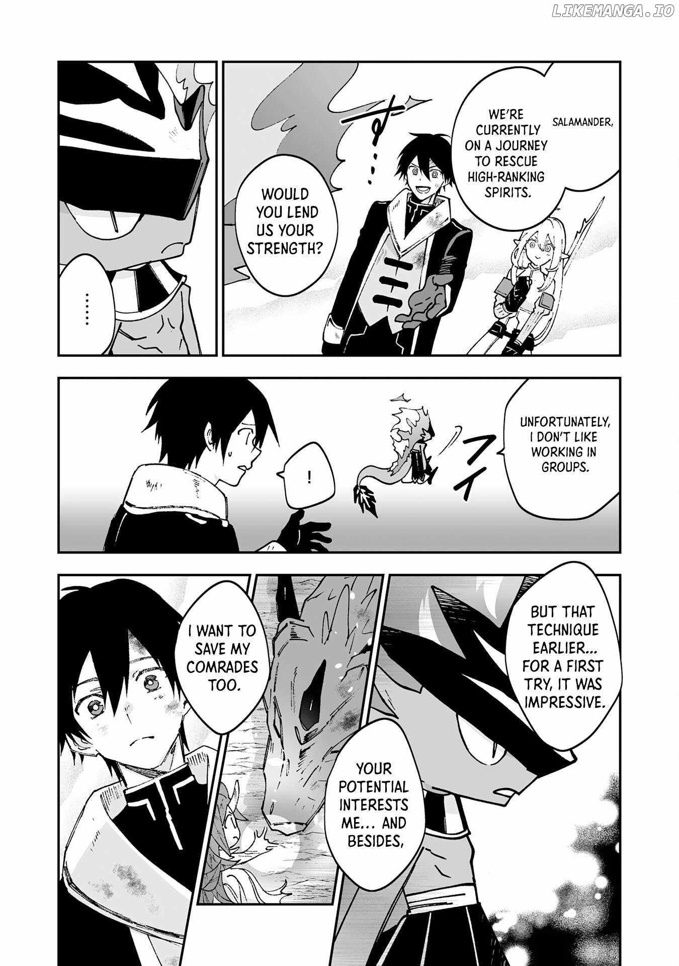 0 Magic, a High Spirit, and a Demonic Sword Chapter 9 - Page 6