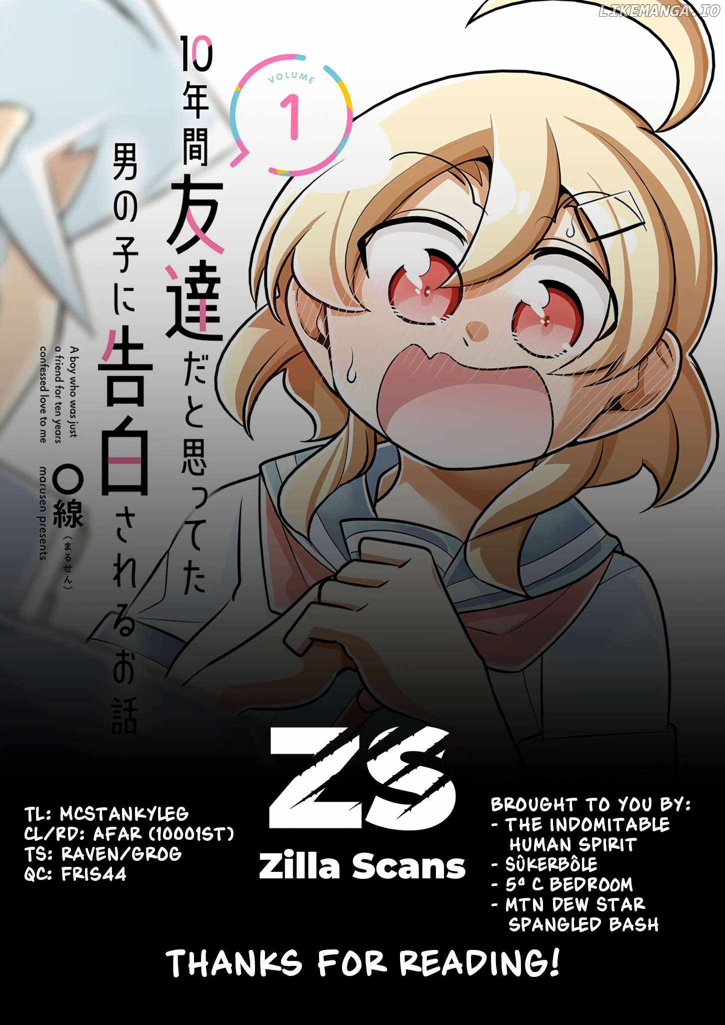 10-nenkan Tomodachi dato Omotteta Otokonoko ni Kokuhaku Sareru Ohanashi Chapter 4.2 - Page 17