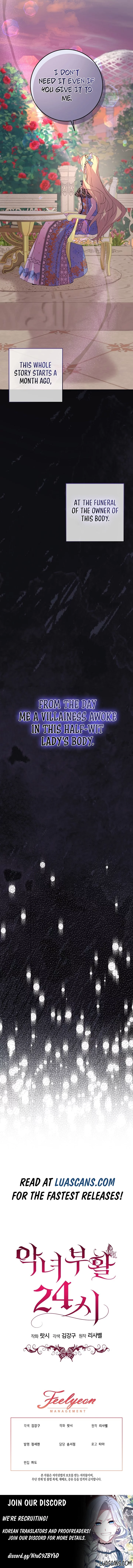 24 Hours Resurrection of the Villainess Chapter 1 - Page 13
