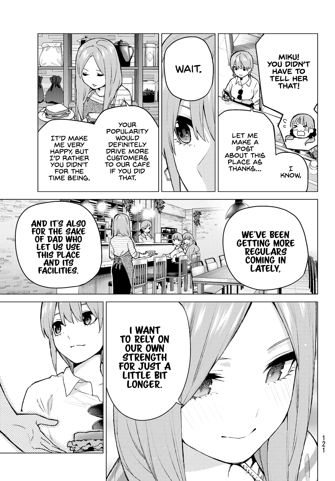 5toubun no Hanayome Chapter 121 - Page 7