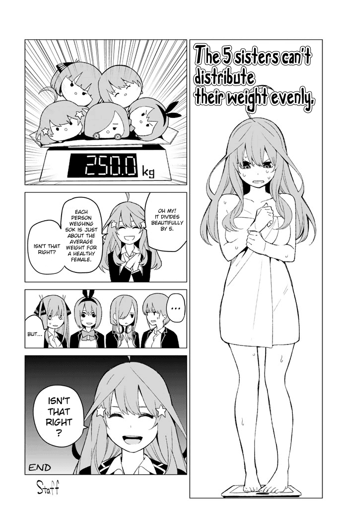 5toubun no Hanayome Chapter 14.1 - Page 1