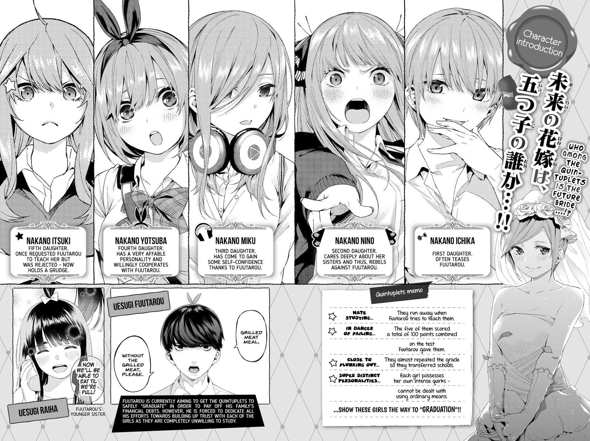 5toubun no Hanayome Chapter 14.5 - Page 4