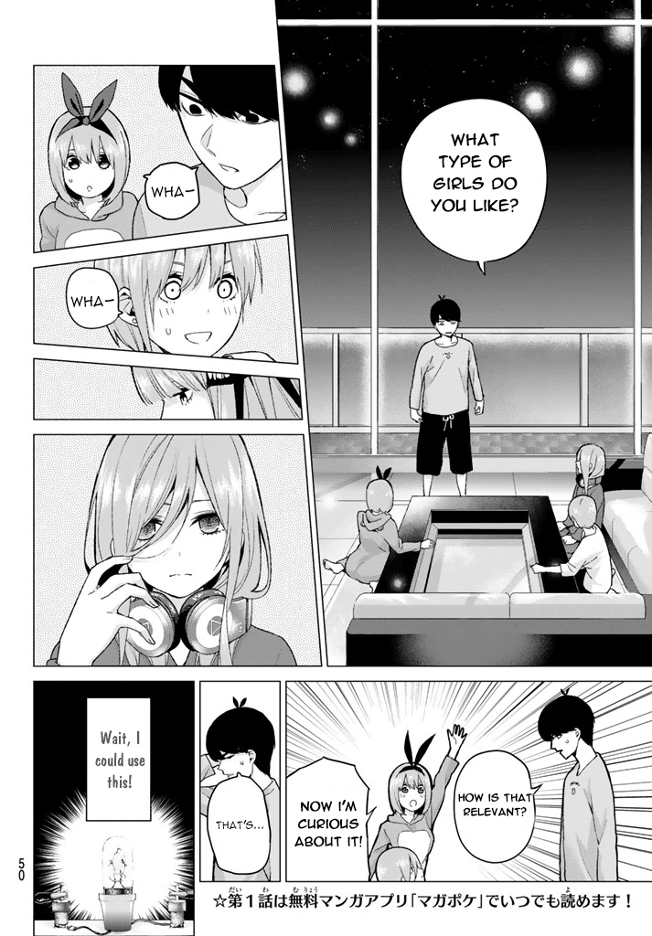 5toubun no Hanayome Chapter 17 - Page 4