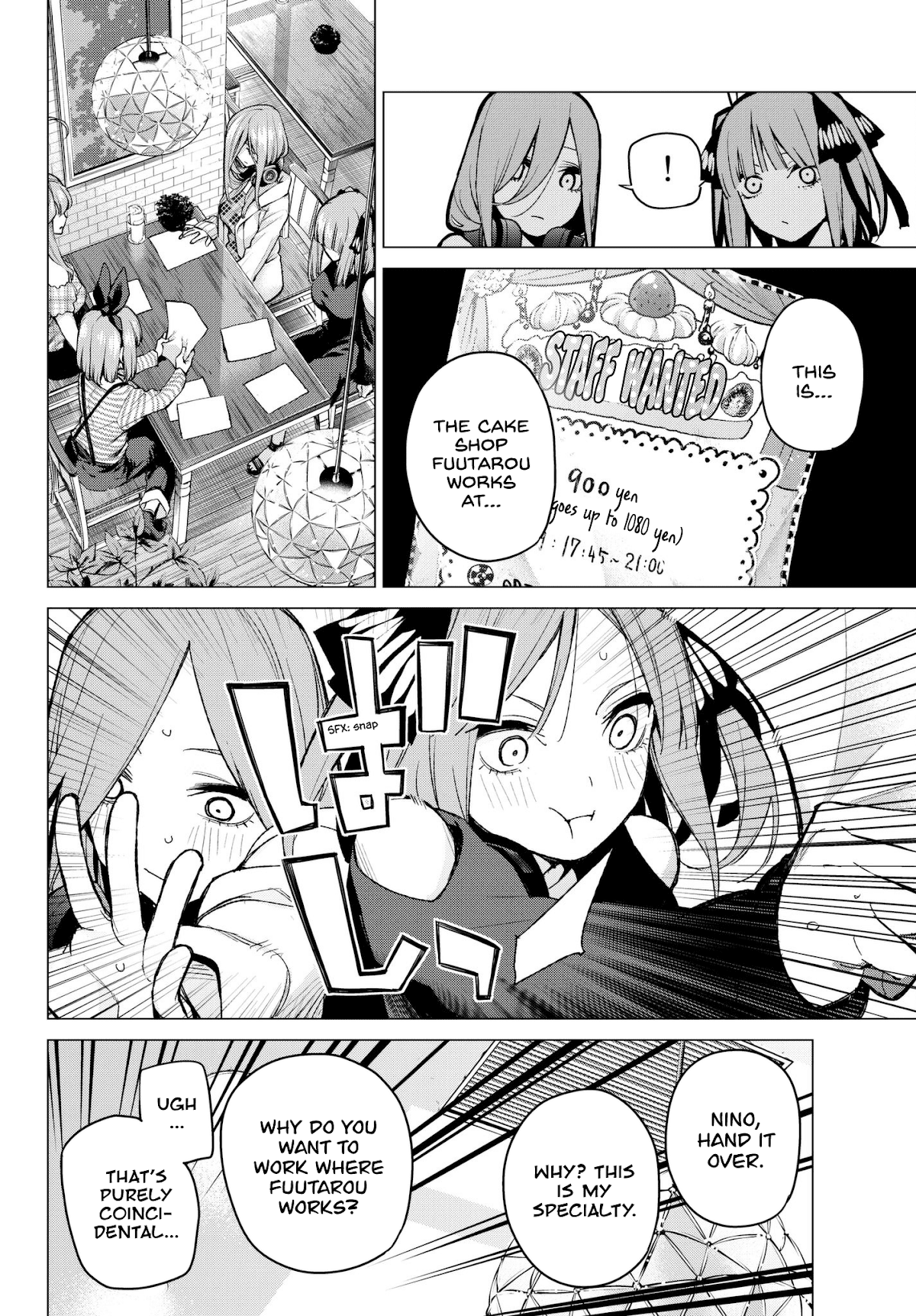 5toubun no Hanayome Chapter 69 - Page 8