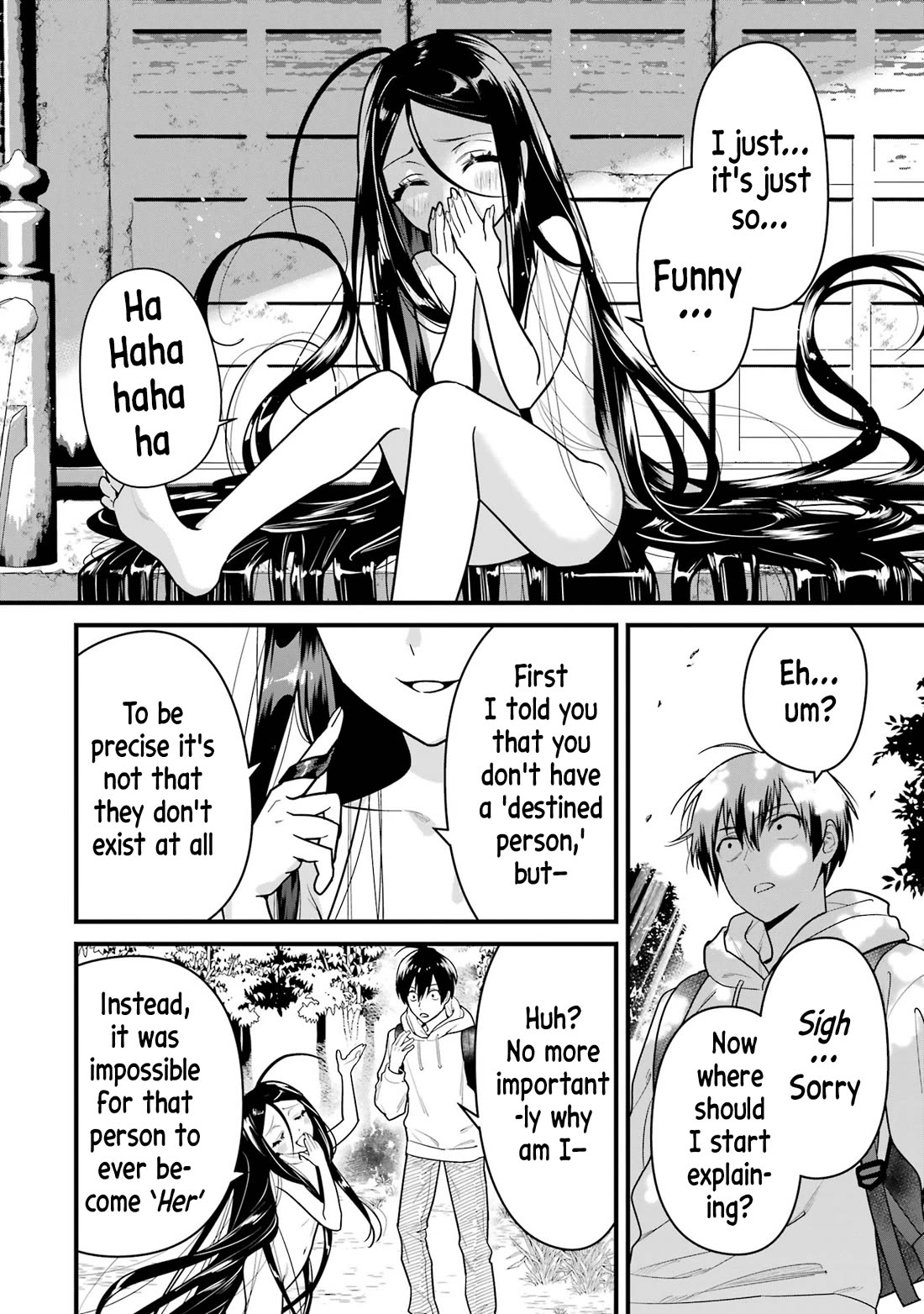 6-nin no Shinanai Shoujo to Kanarazu Shinu Unmei no Hito Chapter 1 - Page 36