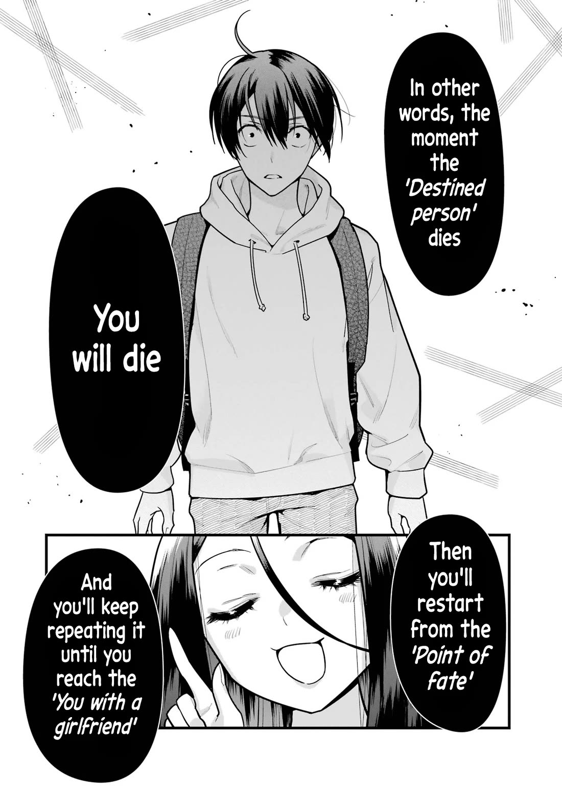 6-nin no Shinanai Shoujo to Kanarazu Shinu Unmei no Hito Chapter 1 - Page 38