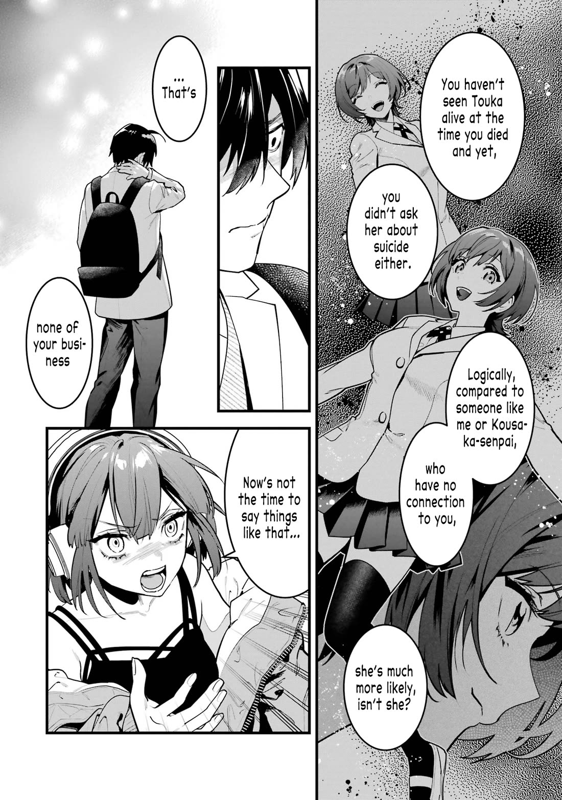 6-nin no Shinanai Shoujo to Kanarazu Shinu Unmei no Hito Chapter 11 - Page 38