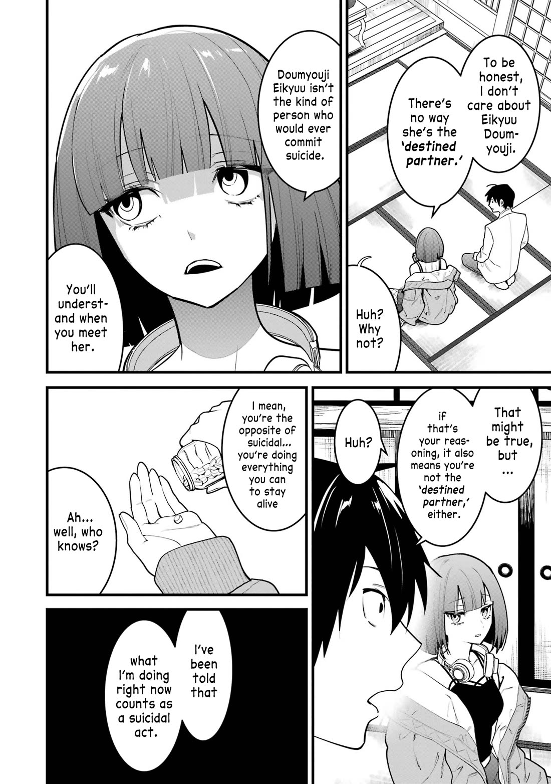 6-nin no Shinanai Shoujo to Kanarazu Shinu Unmei no Hito Chapter 12 - Page 20