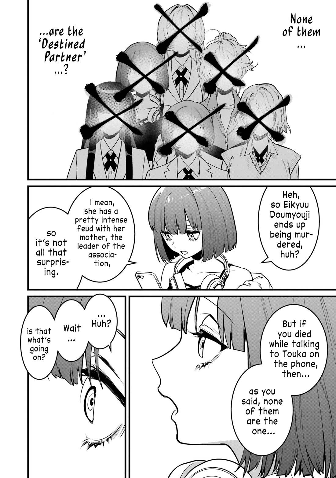 6-nin no Shinanai Shoujo to Kanarazu Shinu Unmei no Hito Chapter 13 - Page 20