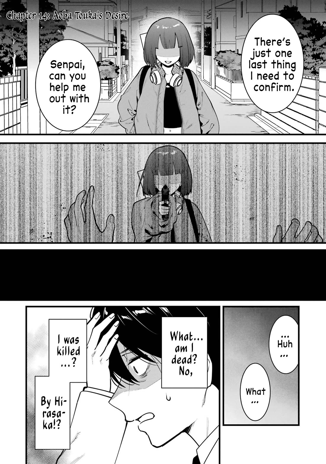 6-nin no Shinanai Shoujo to Kanarazu Shinu Unmei no Hito Chapter 14 - Page 1