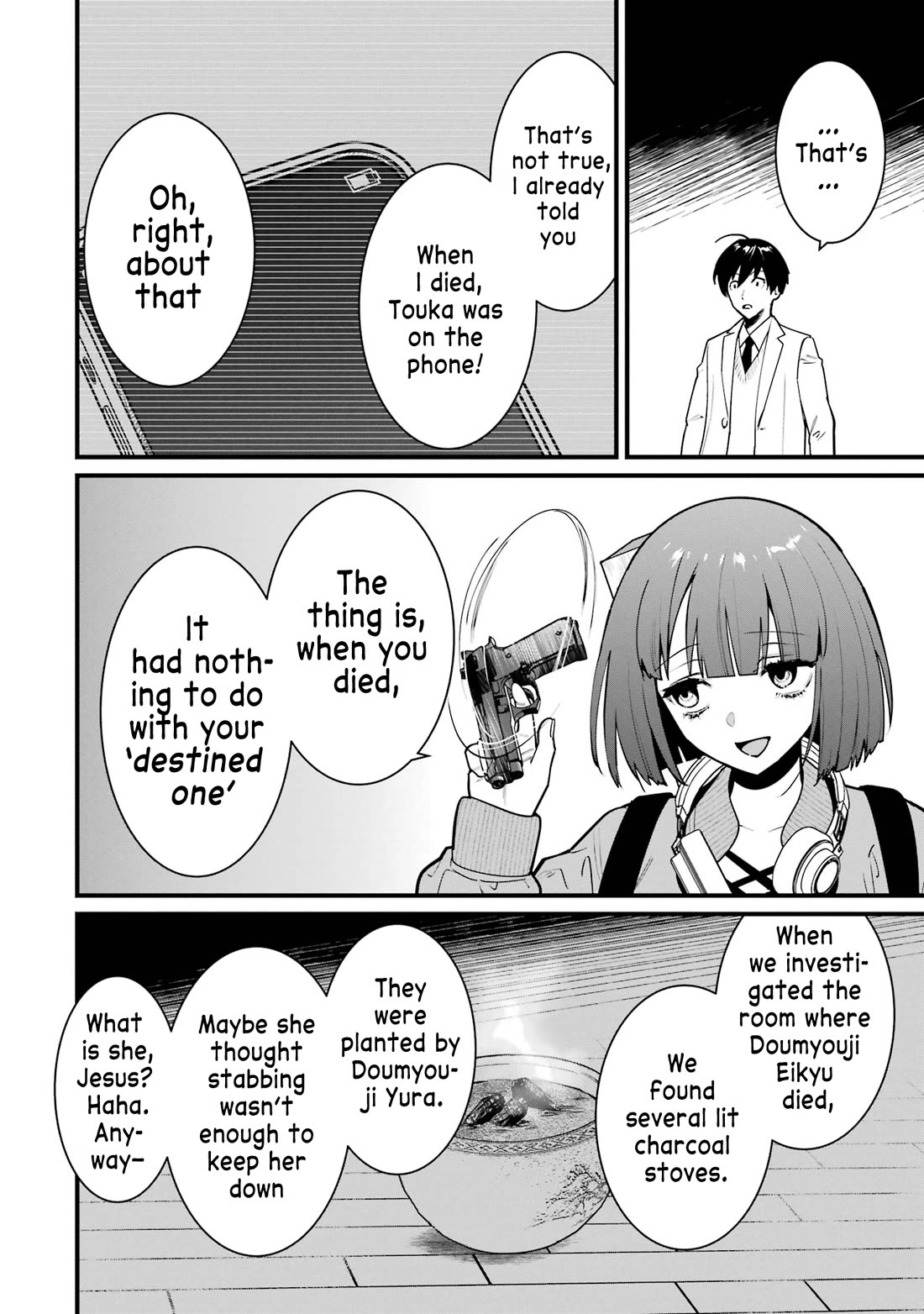 6-nin no Shinanai Shoujo to Kanarazu Shinu Unmei no Hito Chapter 14 - Page 4