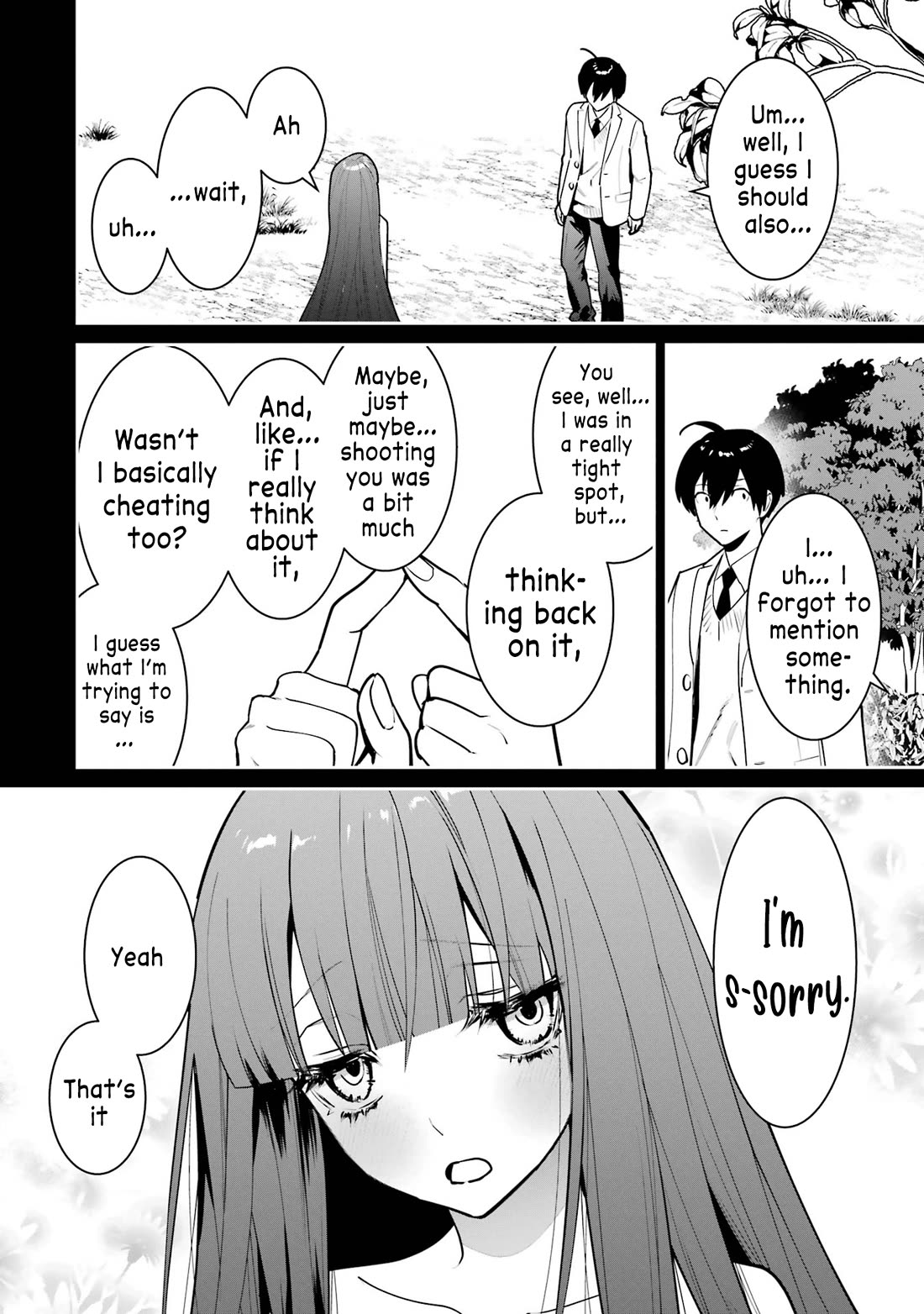 6-nin no Shinanai Shoujo to Kanarazu Shinu Unmei no Hito Chapter 15 - Page 38