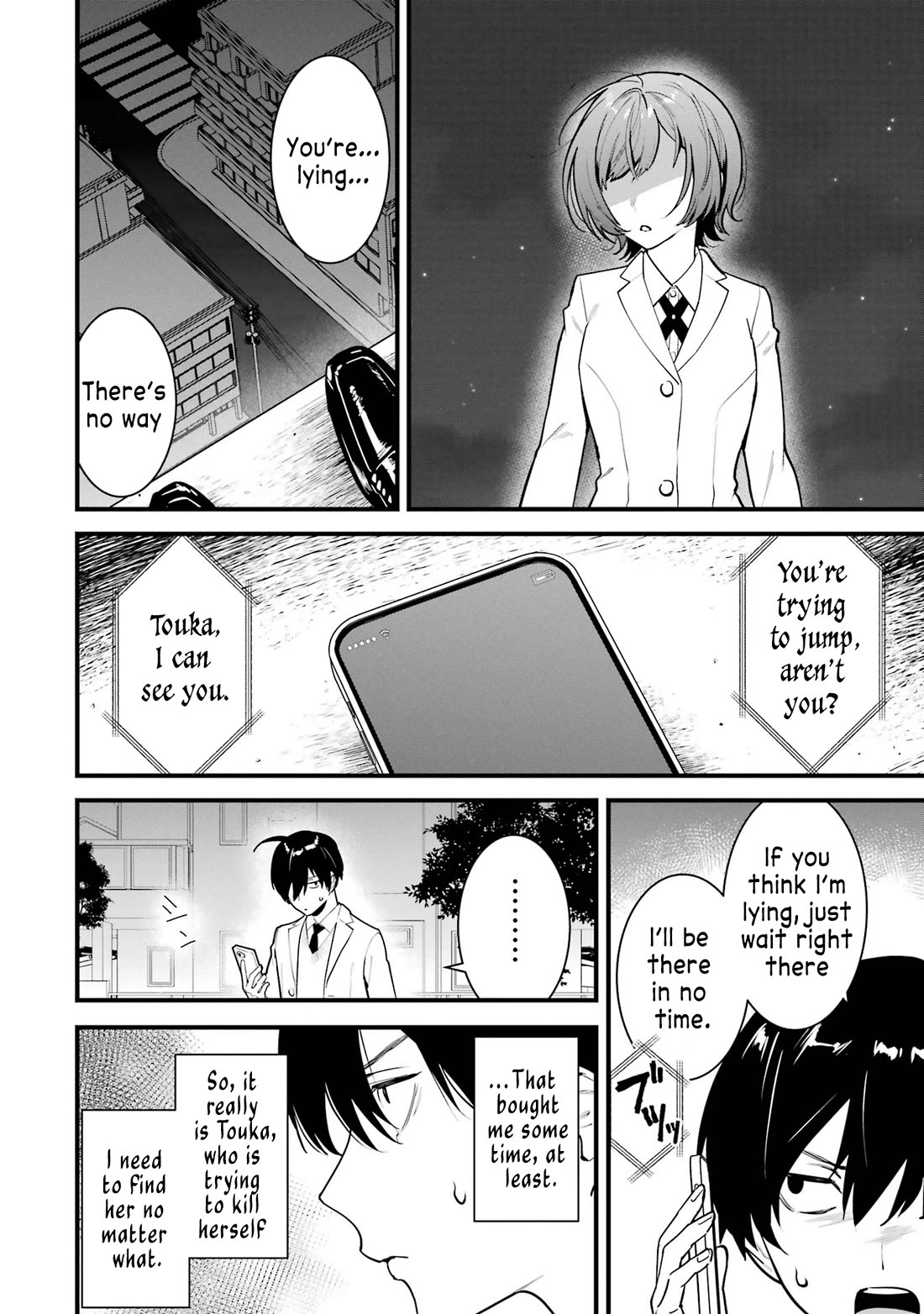 6-nin no Shinanai Shoujo to Kanarazu Shinu Unmei no Hito Chapter 15 - Page 8