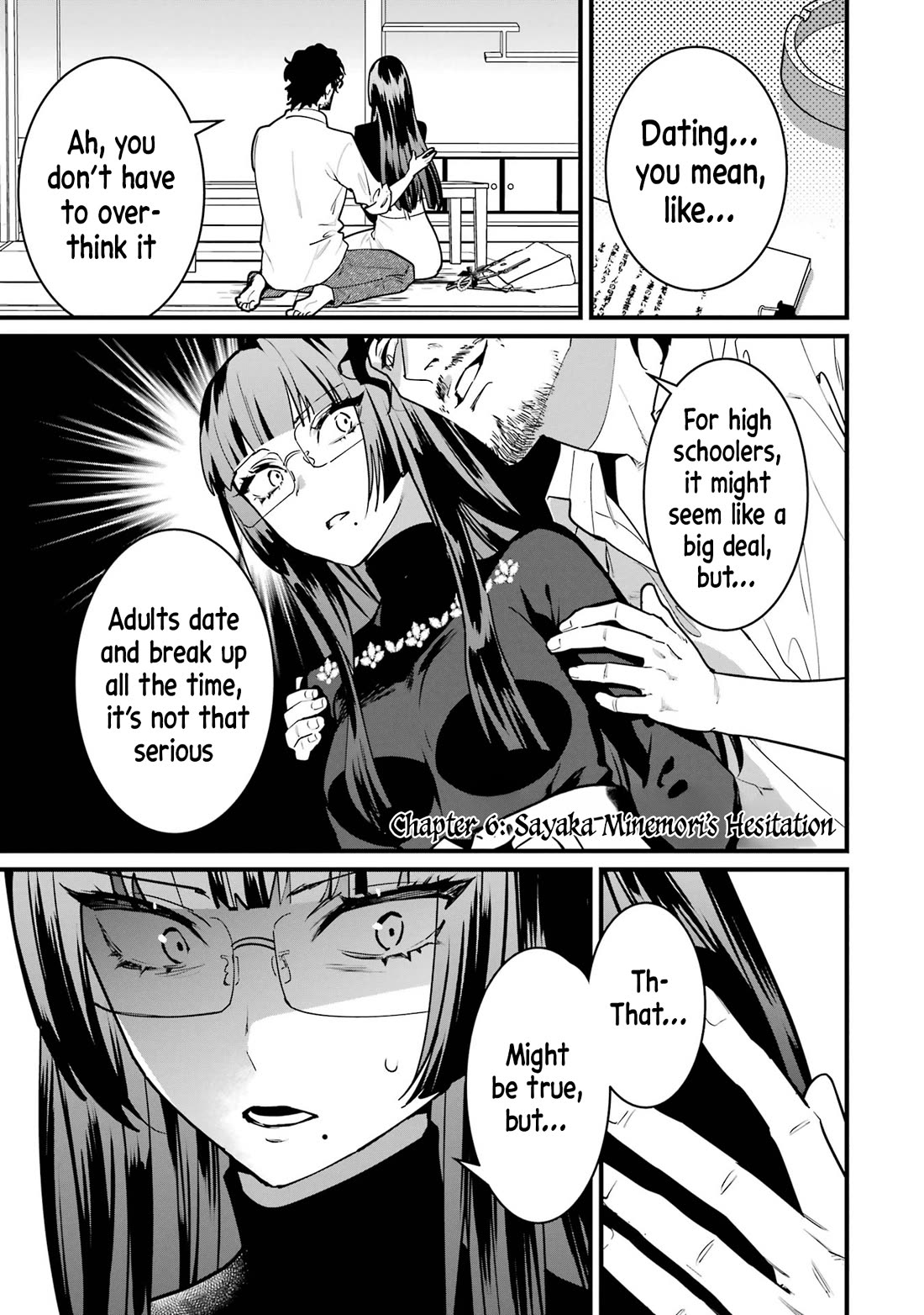 6-nin no Shinanai Shoujo to Kanarazu Shinu Unmei no Hito Chapter 6 - Page 1