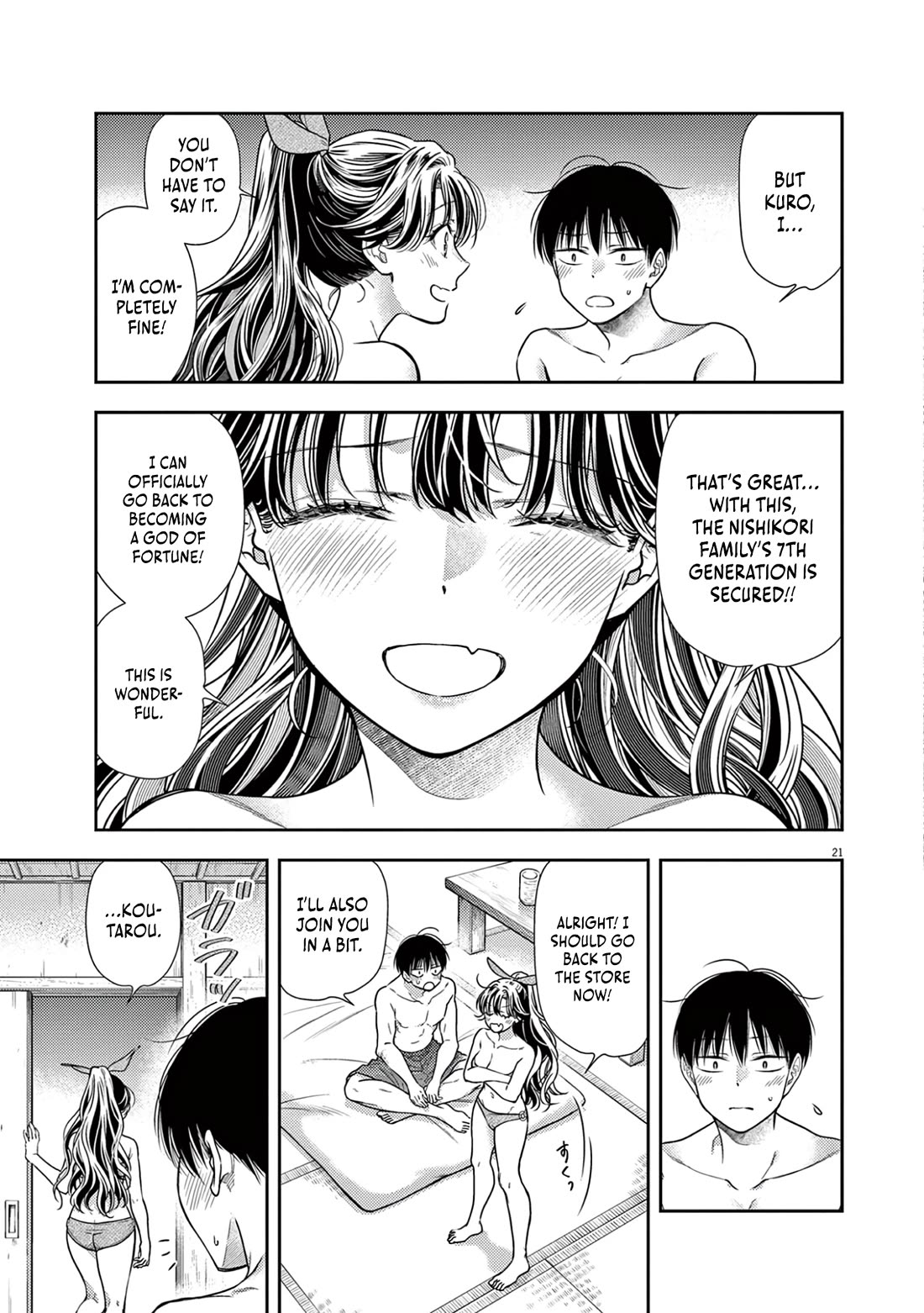 7-dai Tatarimasu no de Hayaku Kekkon shite Kudasai! Chapter 14 - Page 22