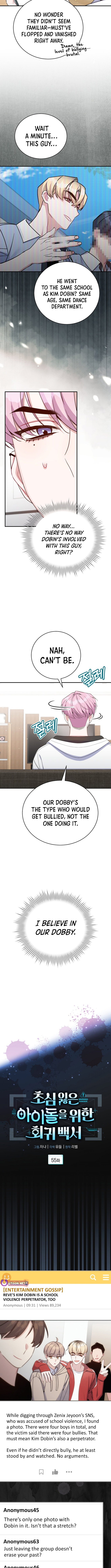 A Blank Slate Regression for the Idol That Lost His Original Mindset Chapter 55 - Page 6