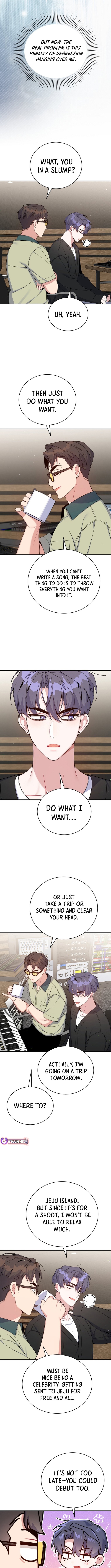 A Blank Slate Regression for the Idol That Lost His Original Mindset Chapter 57 - Page 1