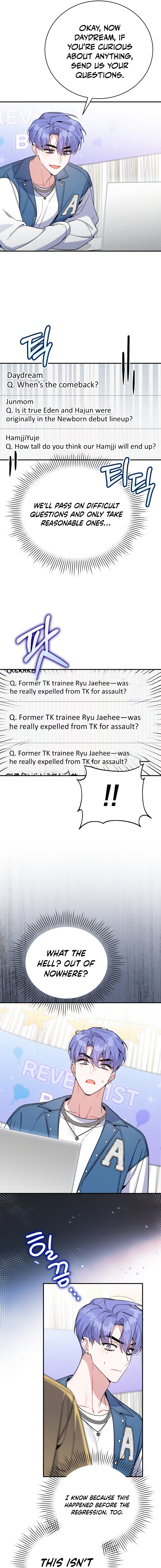 A Blank Slate Regression for the Idol That Lost His Original Mindset Chapter 65 - Page 9