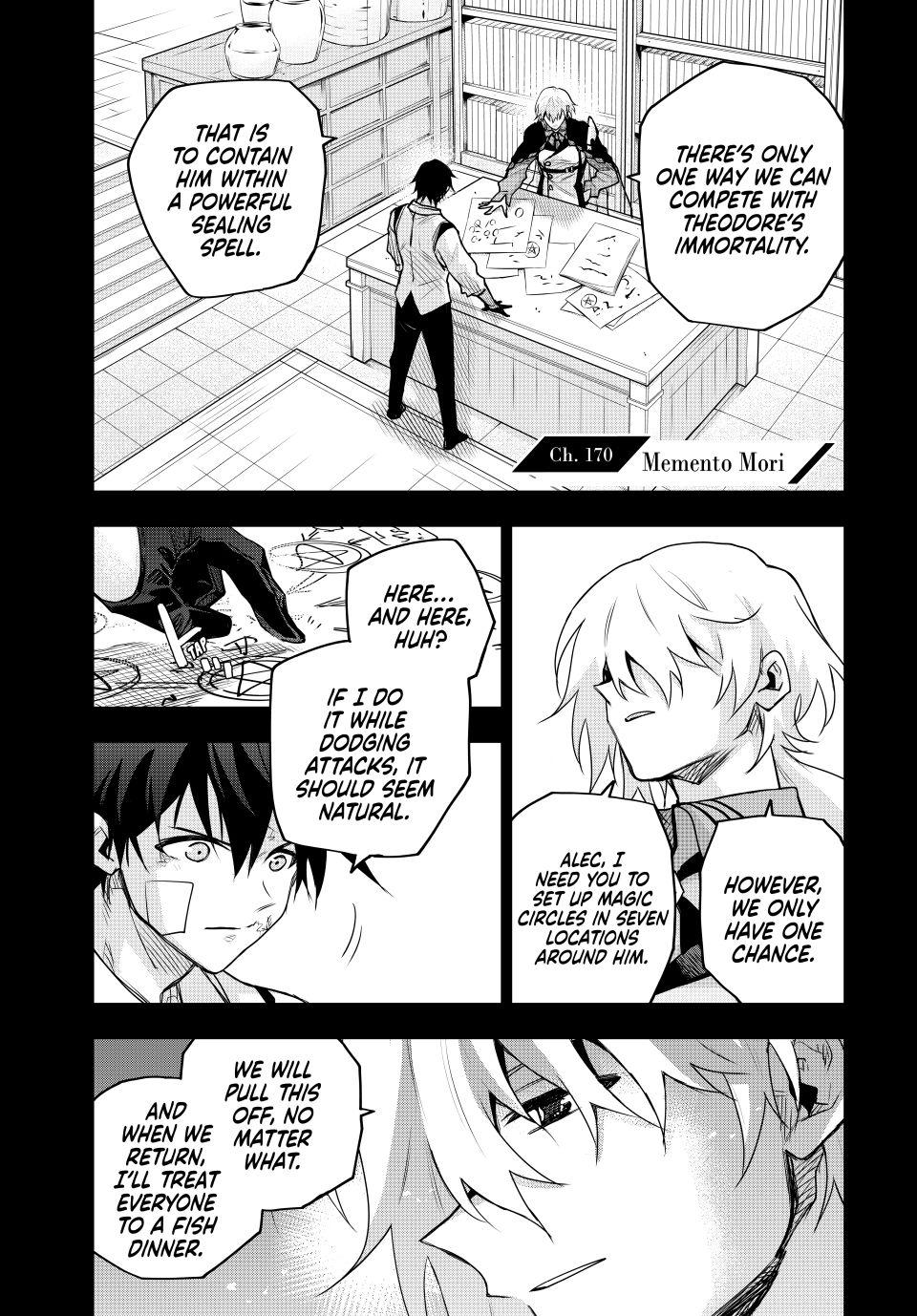 A Court Magician, Who Was Focused on Supportive Magic Because His Allies Were Too Weak, Aims to Become the Strongest After Being Banished Chapter 170 - Page 0