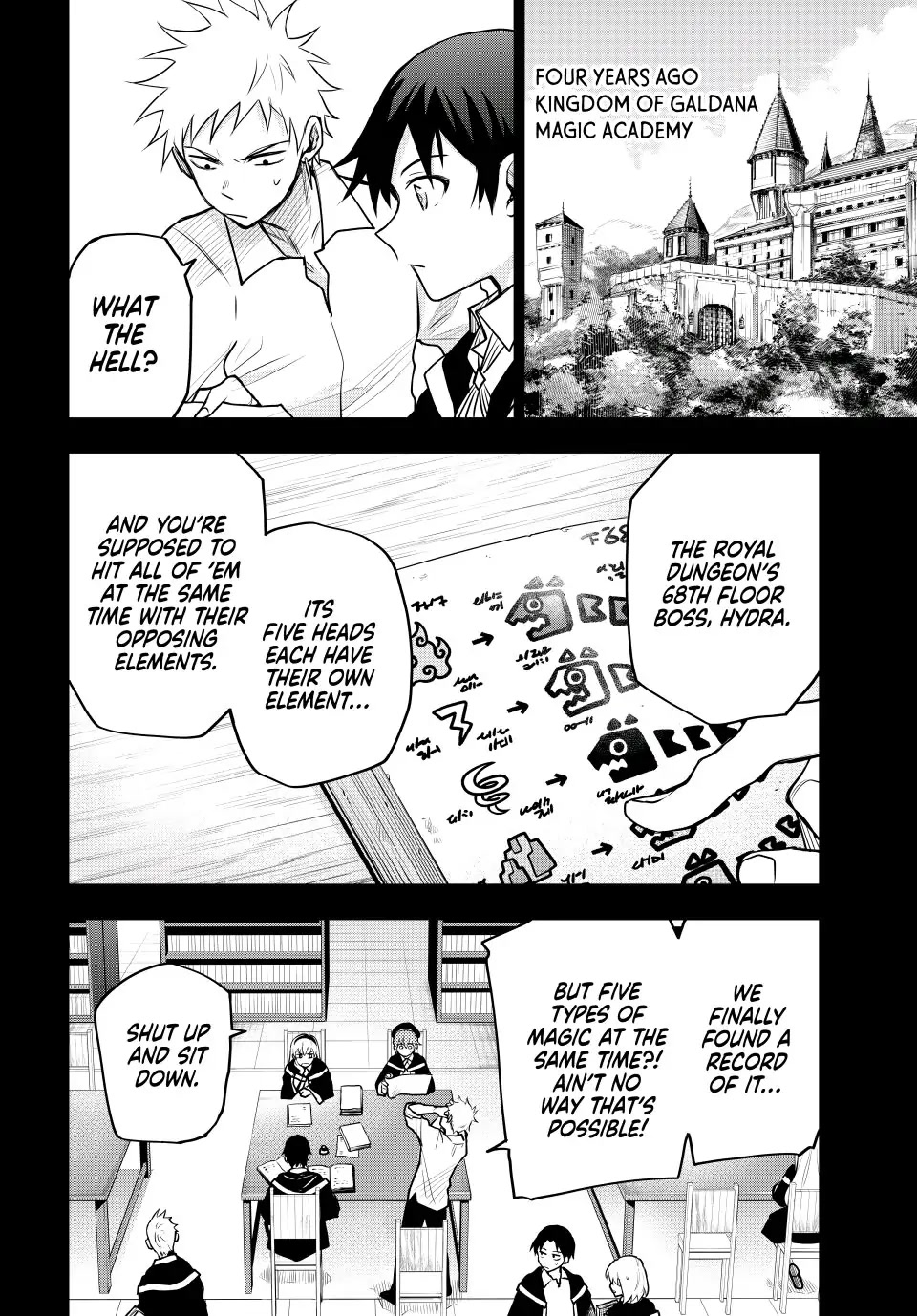 A Court Magician, Who Was Focused on Supportive Magic Because His Allies Were Too Weak, Aims to Become the Strongest After Being Banished Chapter 45 - Page 1