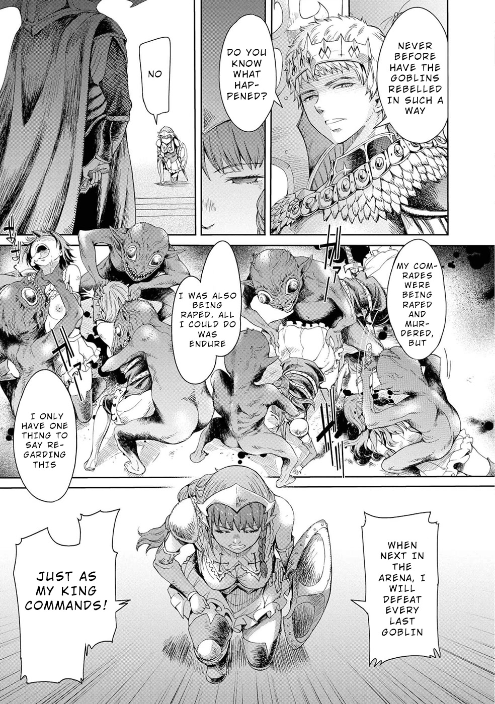 A Female Warrior Who Fell to the Goblin Kingdom Chapter 1 - Page 28
