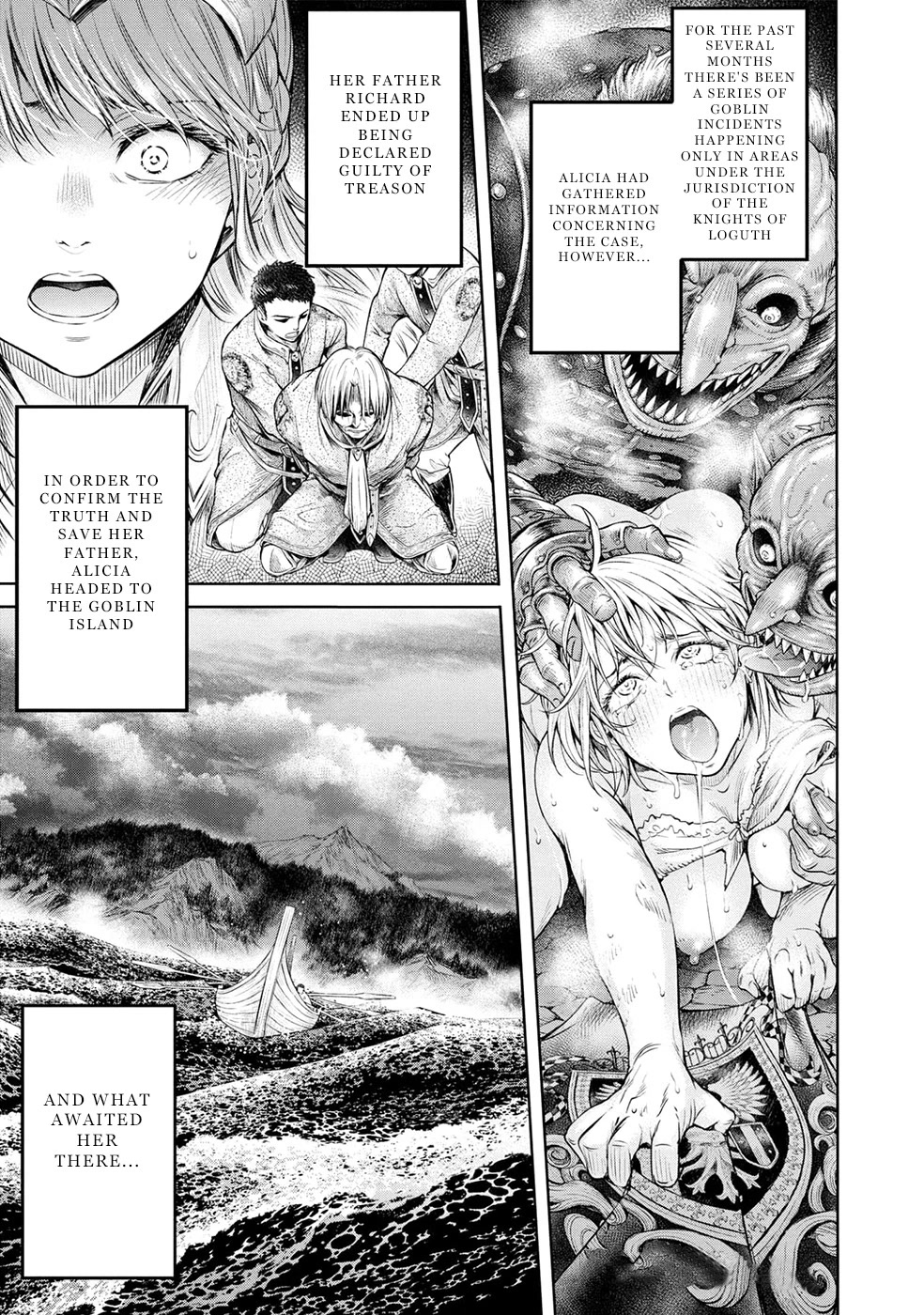 A Female Warrior Who Fell to the Goblin Kingdom Chapter 8 - Page 1