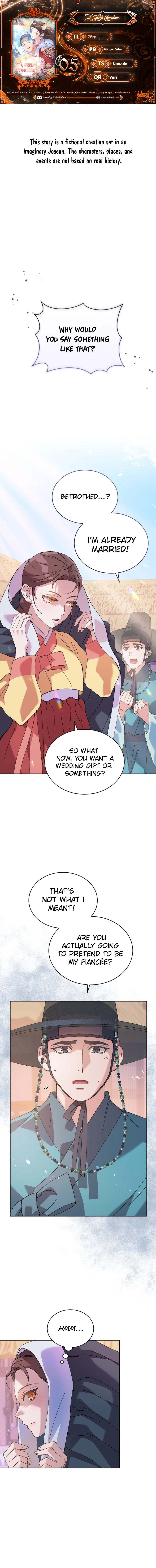 A Fresh Concubine Chapter 5 - Page 1