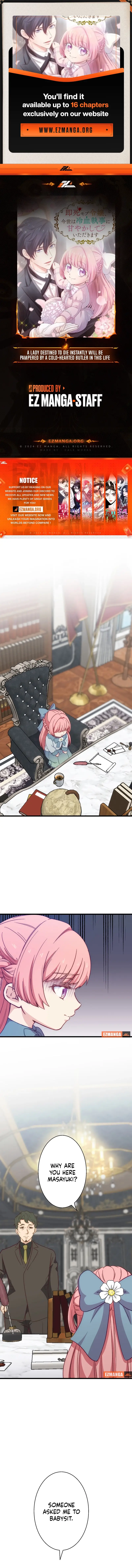 A Lady Destined to Die Instantly Will Be Pampered by a Cold-Hearted Butler in This Life Chapter 11 - Page 0