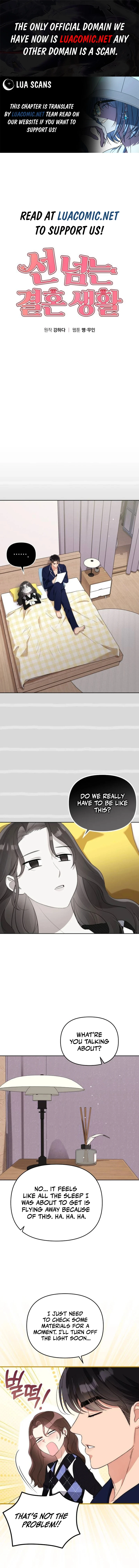A Married Life That Crosses the Line Chapter 8 - Page 1