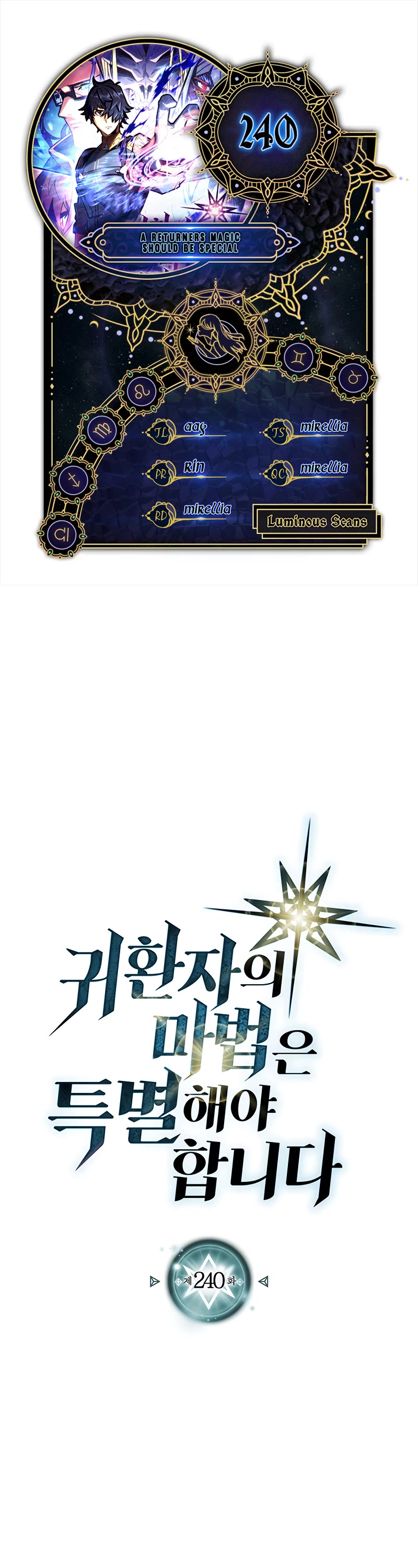 A Returner’s Magic Should Be Special Chapter 240 - Page 0