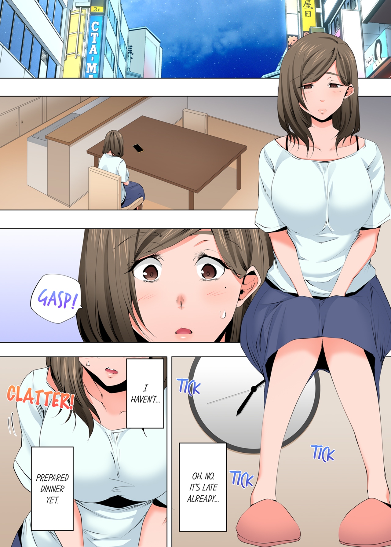 A Sexless Wife Finds Pleasures in a Sexual Beauty Treatment and Cums Again and Again Chapter 114 - Page 1