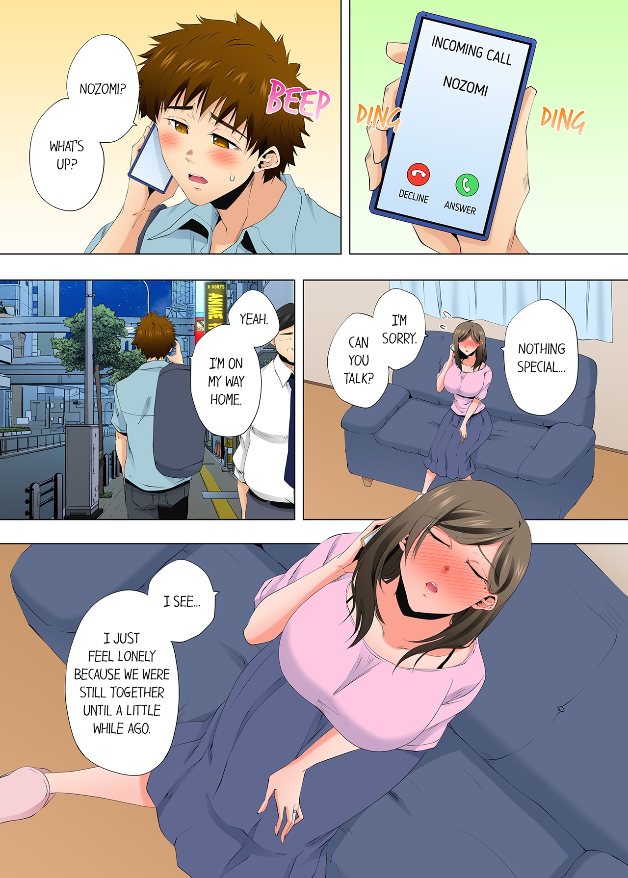 A Sexless Wife Finds Pleasures in a Sexual Beauty Treatment and Cums Again and Again Chapter 149 - Page 1