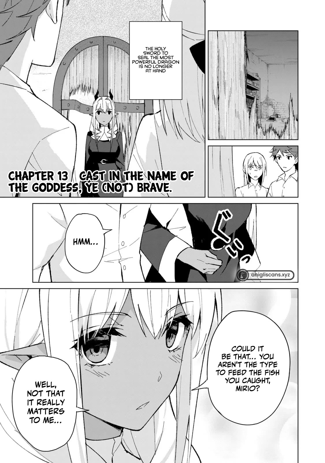 A Story About a Hero Exterminating a Dragon-Class Beautiful Girl Demon Queen, Who Has Very Low Self-Esteem, With Love! Chapter 13 - Page 2