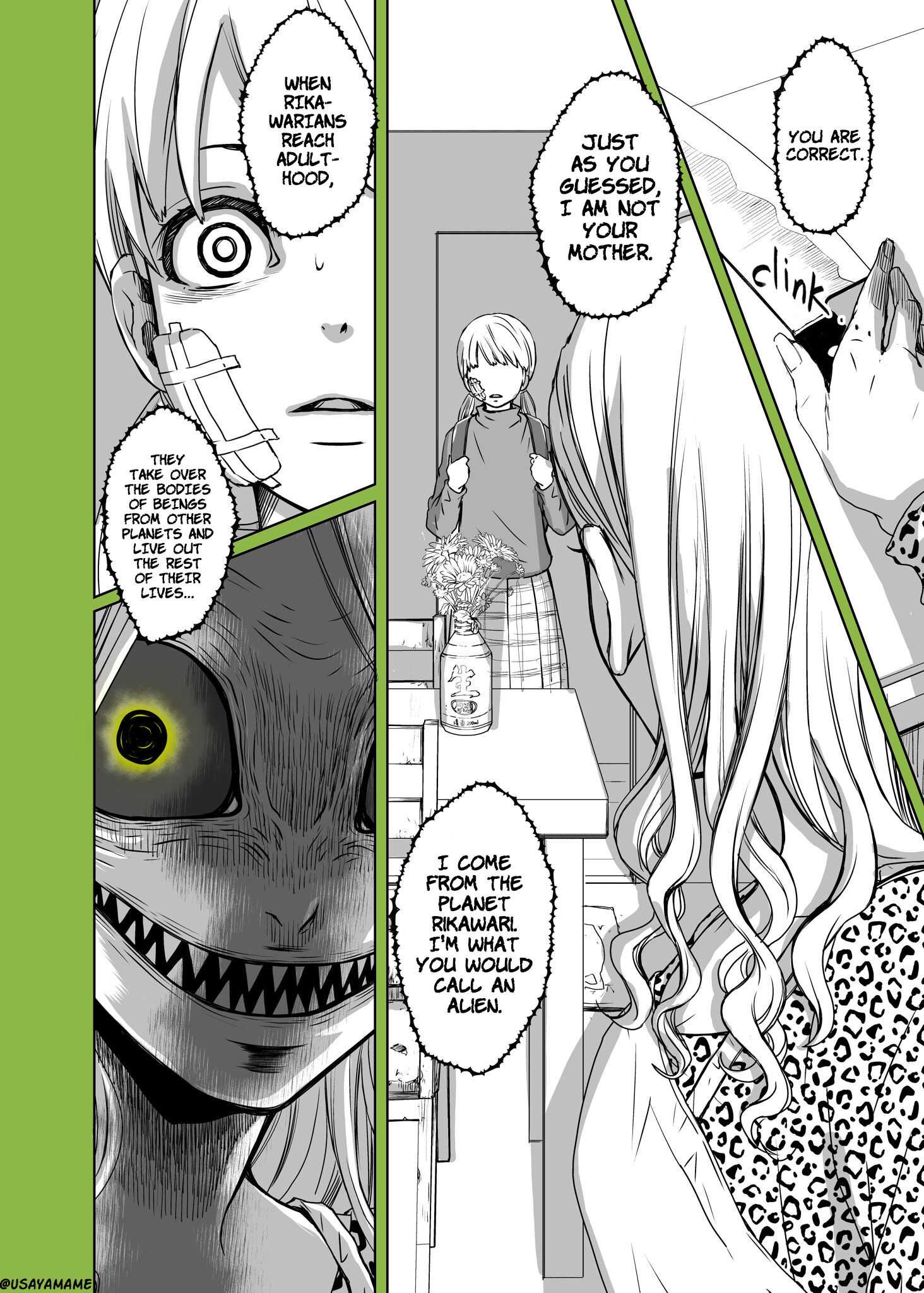 A Story About a Shitty Mom Whose Body Is Taken Over by an Alien Chapter 1 - Page 2