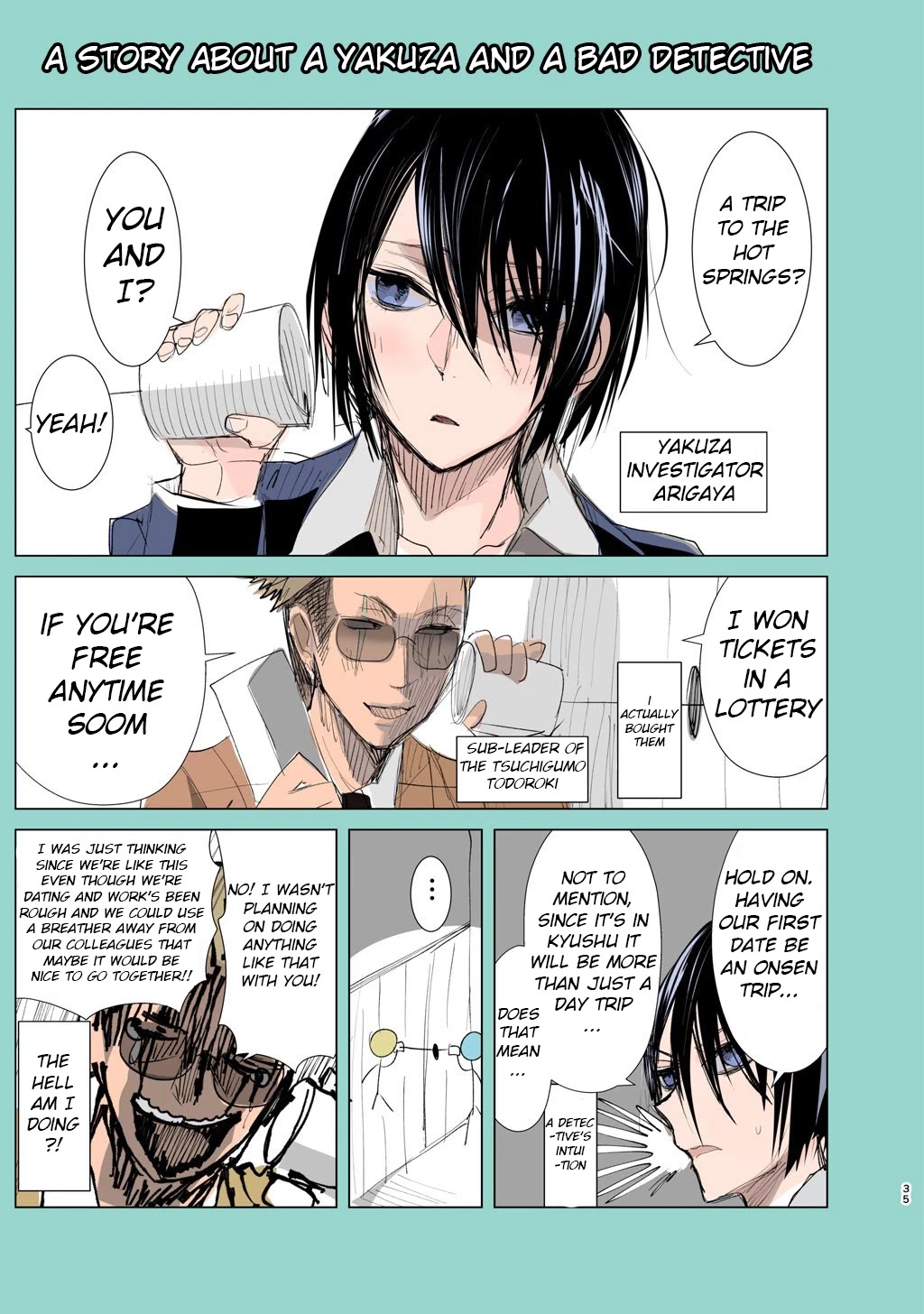 A Story About a Yakuza and a Bad Detective Chapter 5.5 - Page 1