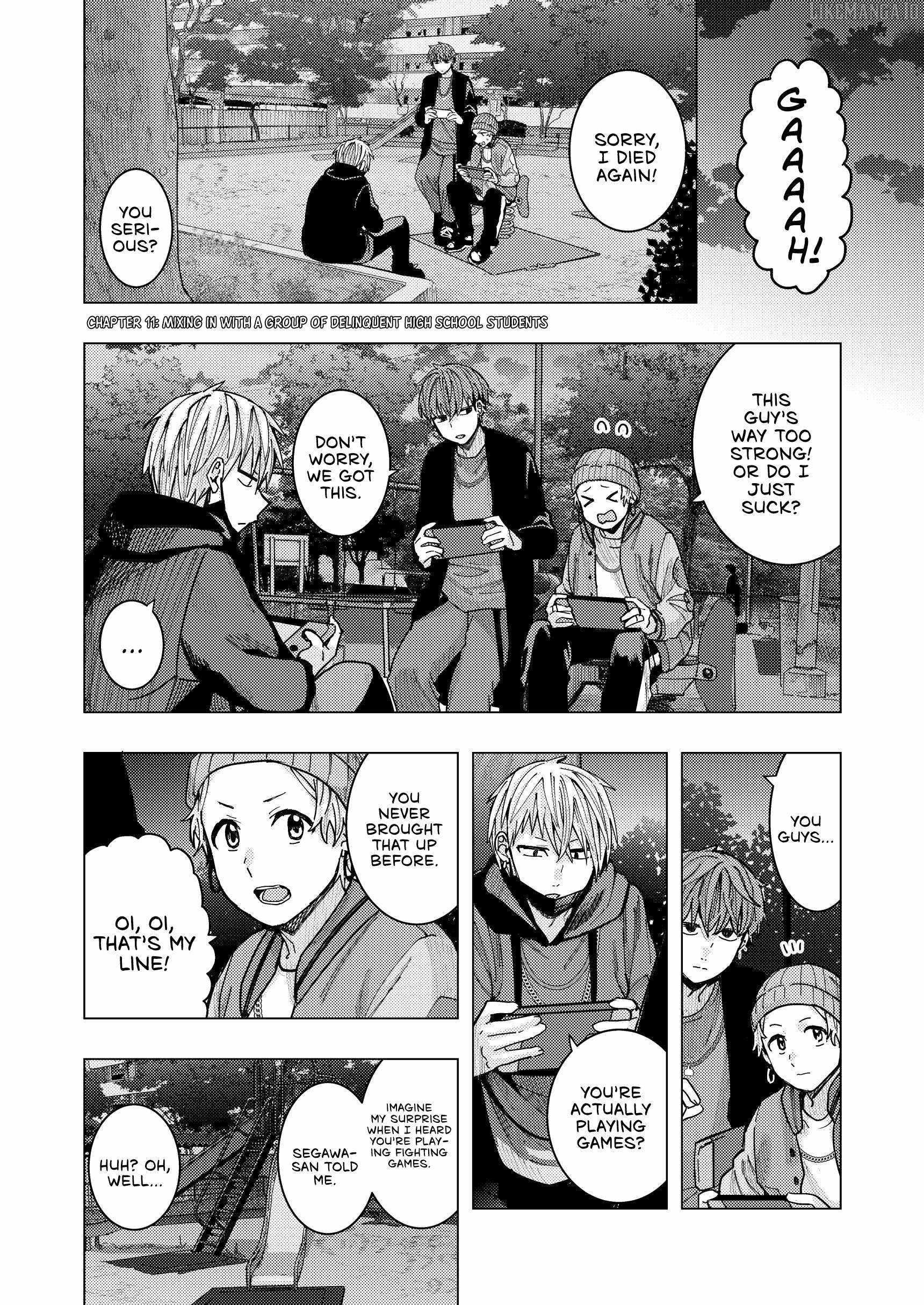 A Story About an Office Lady Getting Attached to a Delinquent High School Boy She Met at an Arcade Chapter 11 - Page 1