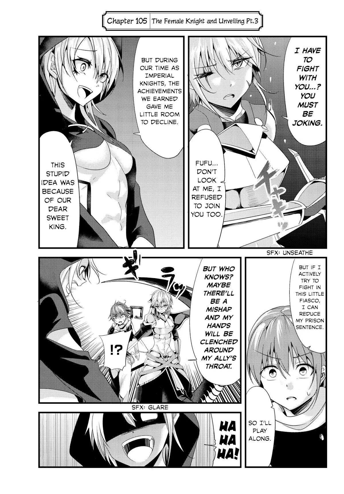 A Story About Treating a Female Knight Who Has Never Been Treated as a Woman as a Woman Chapter 105 - Page 1
