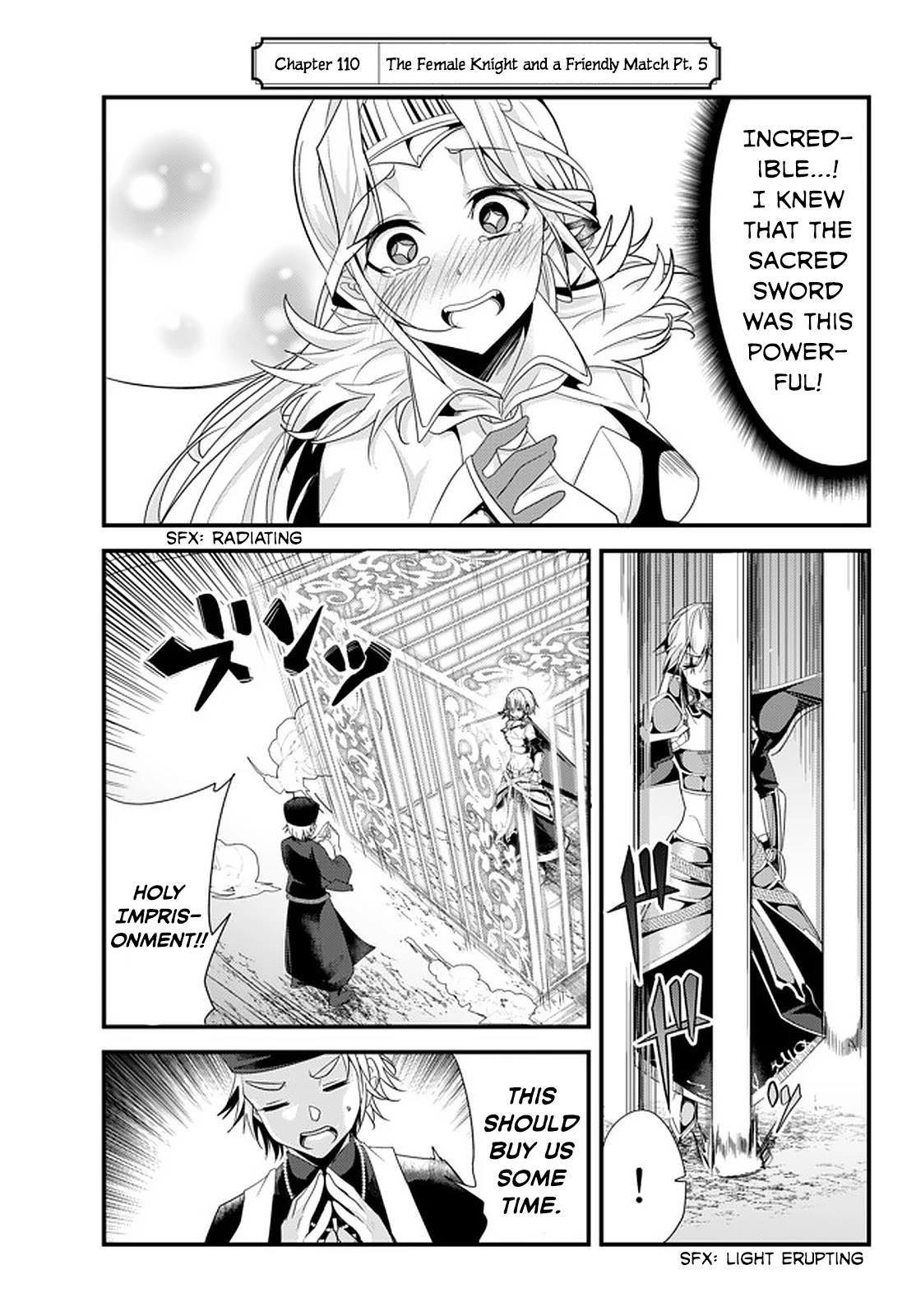 A Story About Treating a Female Knight Who Has Never Been Treated as a Woman as a Woman Chapter 110 - Page 1