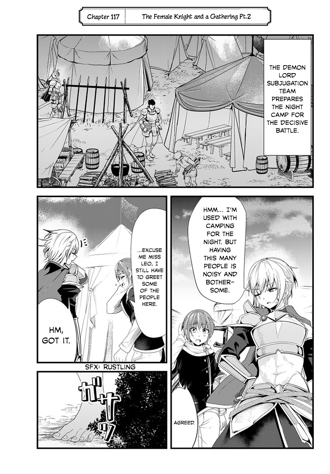 A Story About Treating a Female Knight Who Has Never Been Treated as a Woman as a Woman Chapter 117 - Page 1