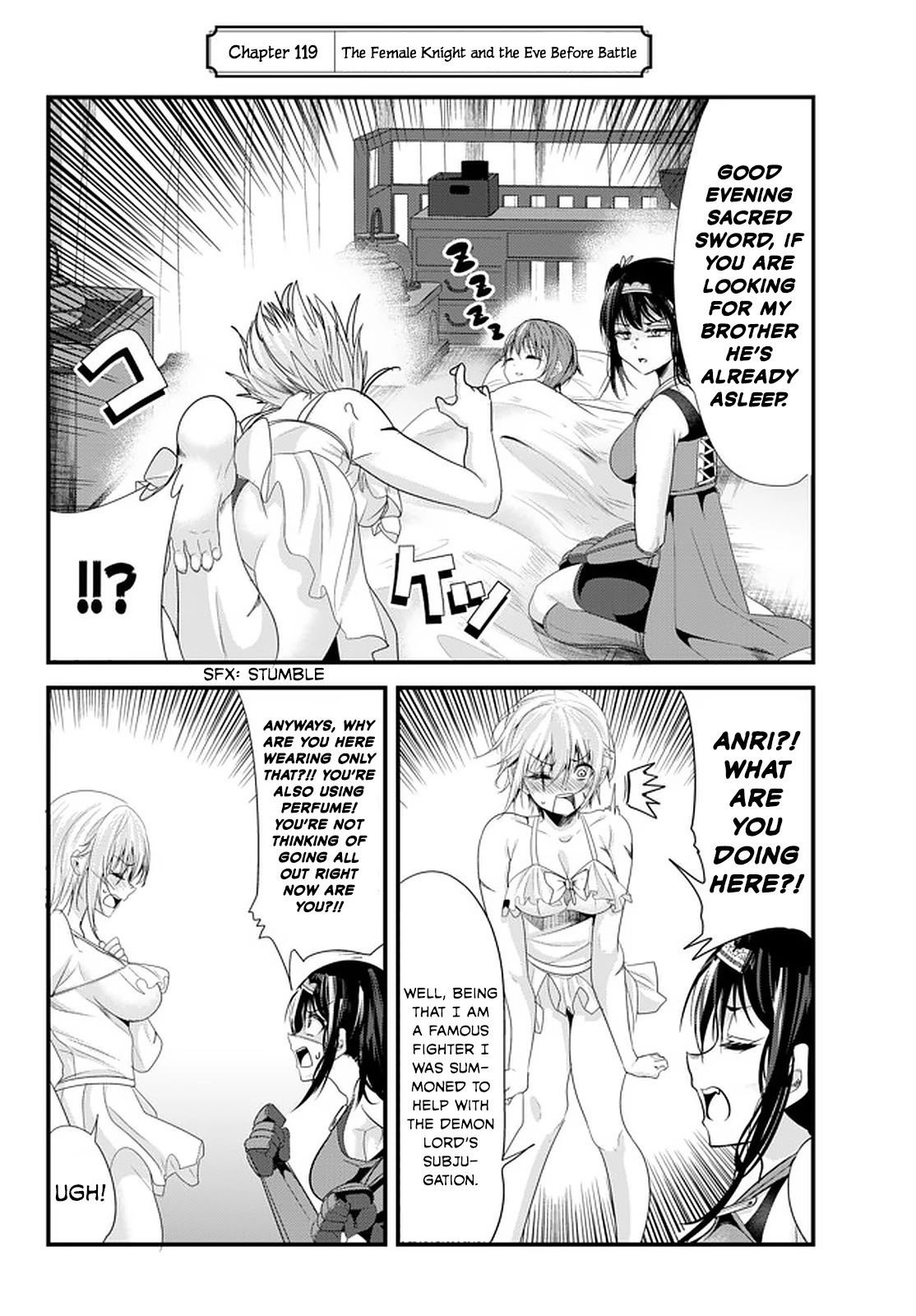 A Story About Treating a Female Knight Who Has Never Been Treated as a Woman as a Woman Chapter 119 - Page 2