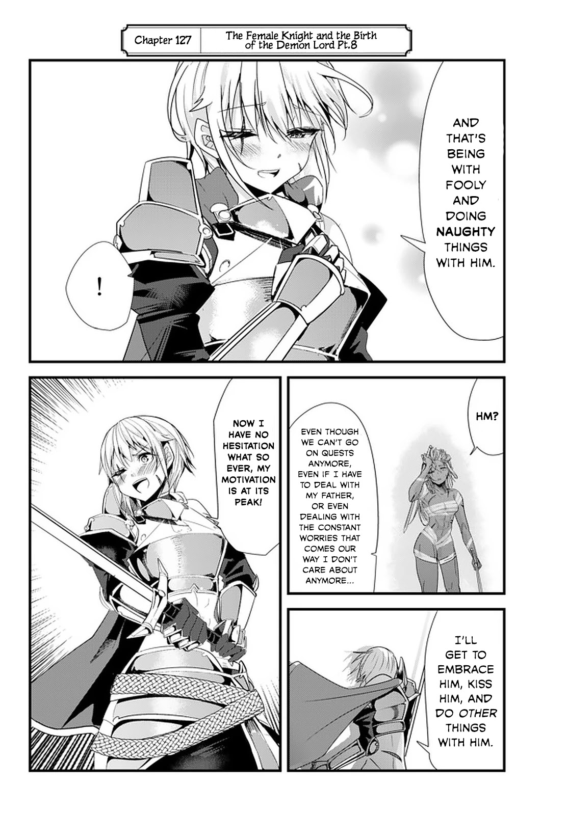 A Story About Treating a Female Knight Who Has Never Been Treated as a Woman as a Woman Chapter 127 - Page 2