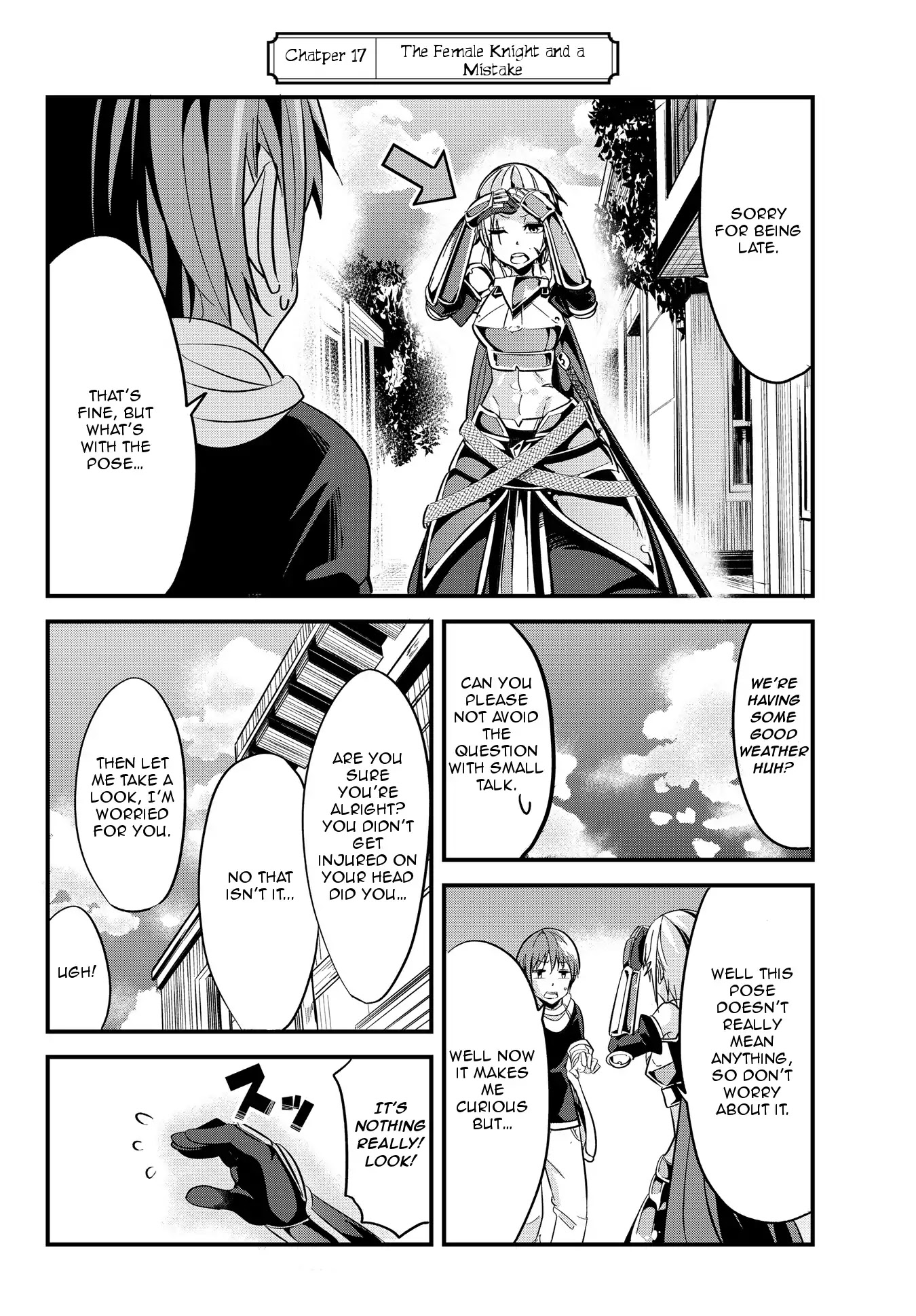 A Story About Treating a Female Knight Who Has Never Been Treated as a Woman as a Woman Chapter 17 - Page 2