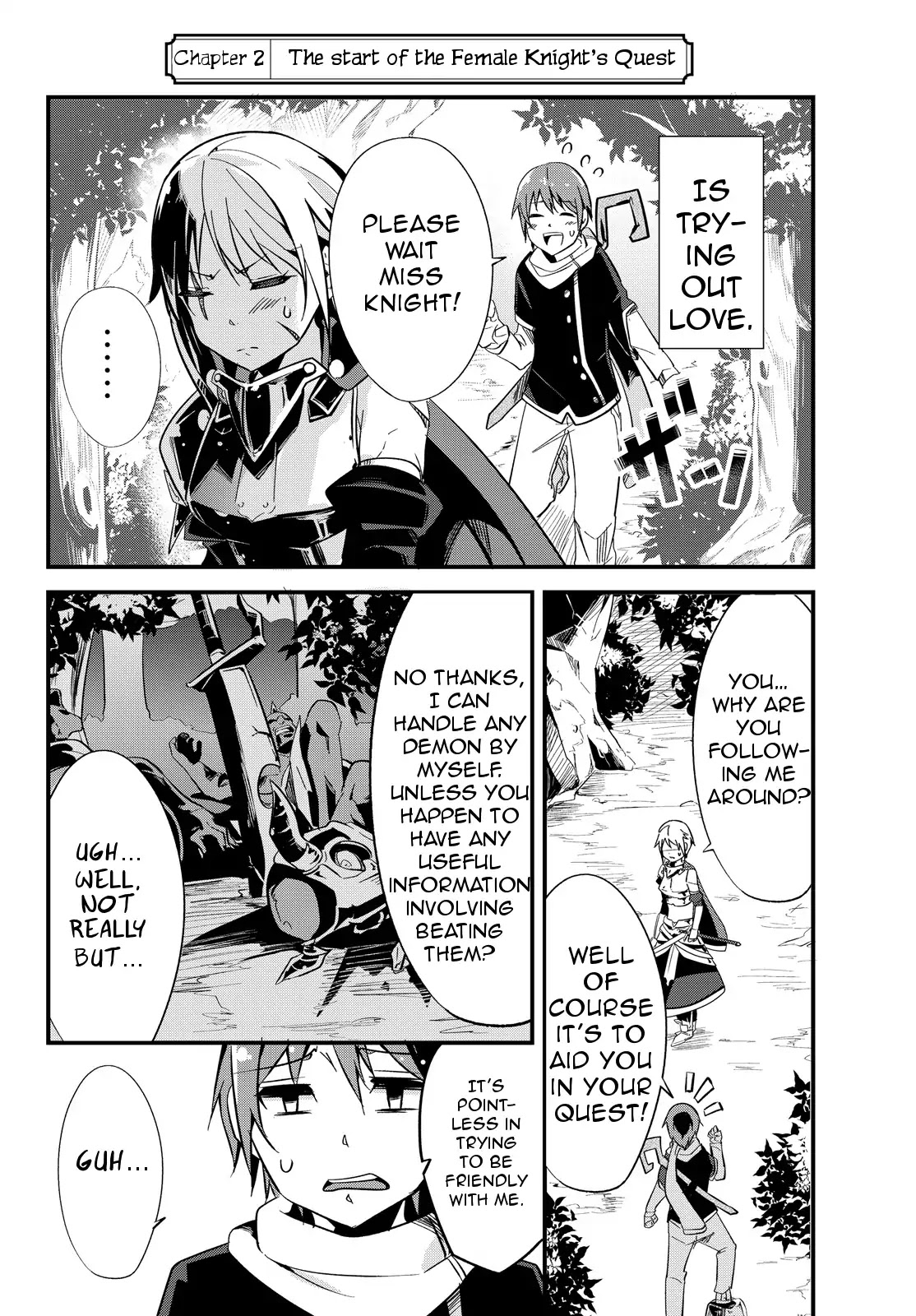 A Story About Treating a Female Knight Who Has Never Been Treated as a Woman as a Woman Chapter 2 - Page 2