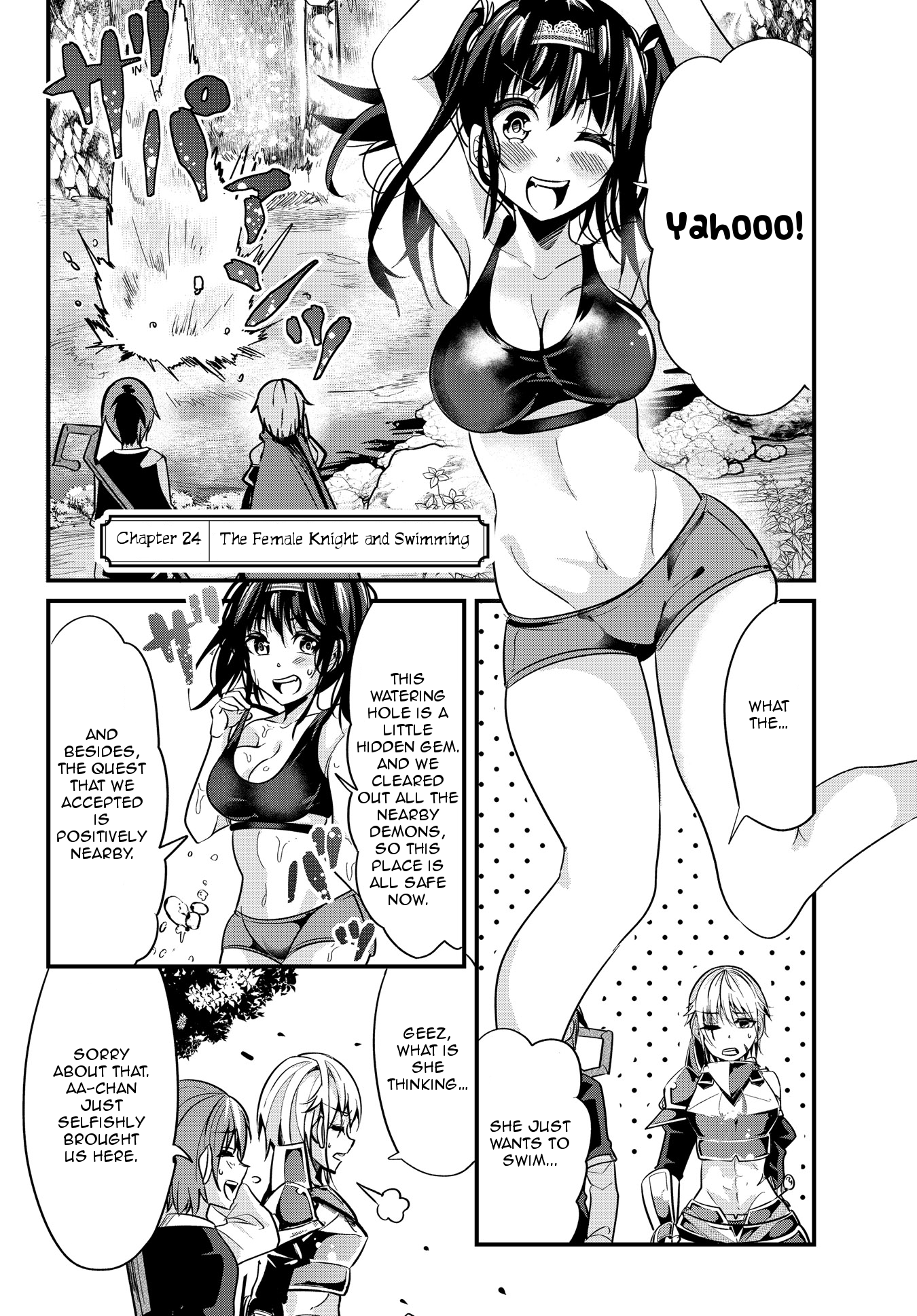 A Story About Treating a Female Knight Who Has Never Been Treated as a Woman as a Woman Chapter 24 - Page 2