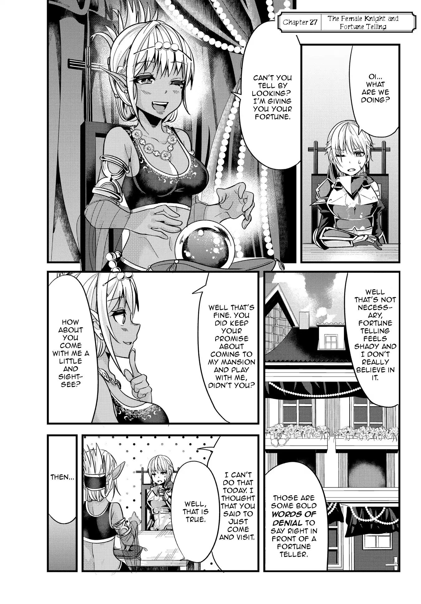 A Story About Treating a Female Knight Who Has Never Been Treated as a Woman as a Woman Chapter 27 - Page 1